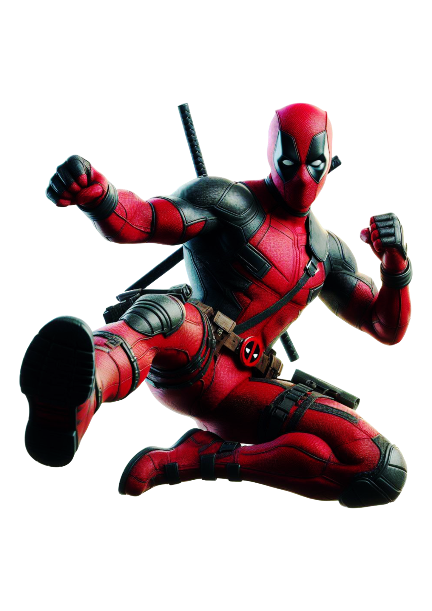 Deadpool chegando na voadora personagem fictício universo Marvel Anti ...