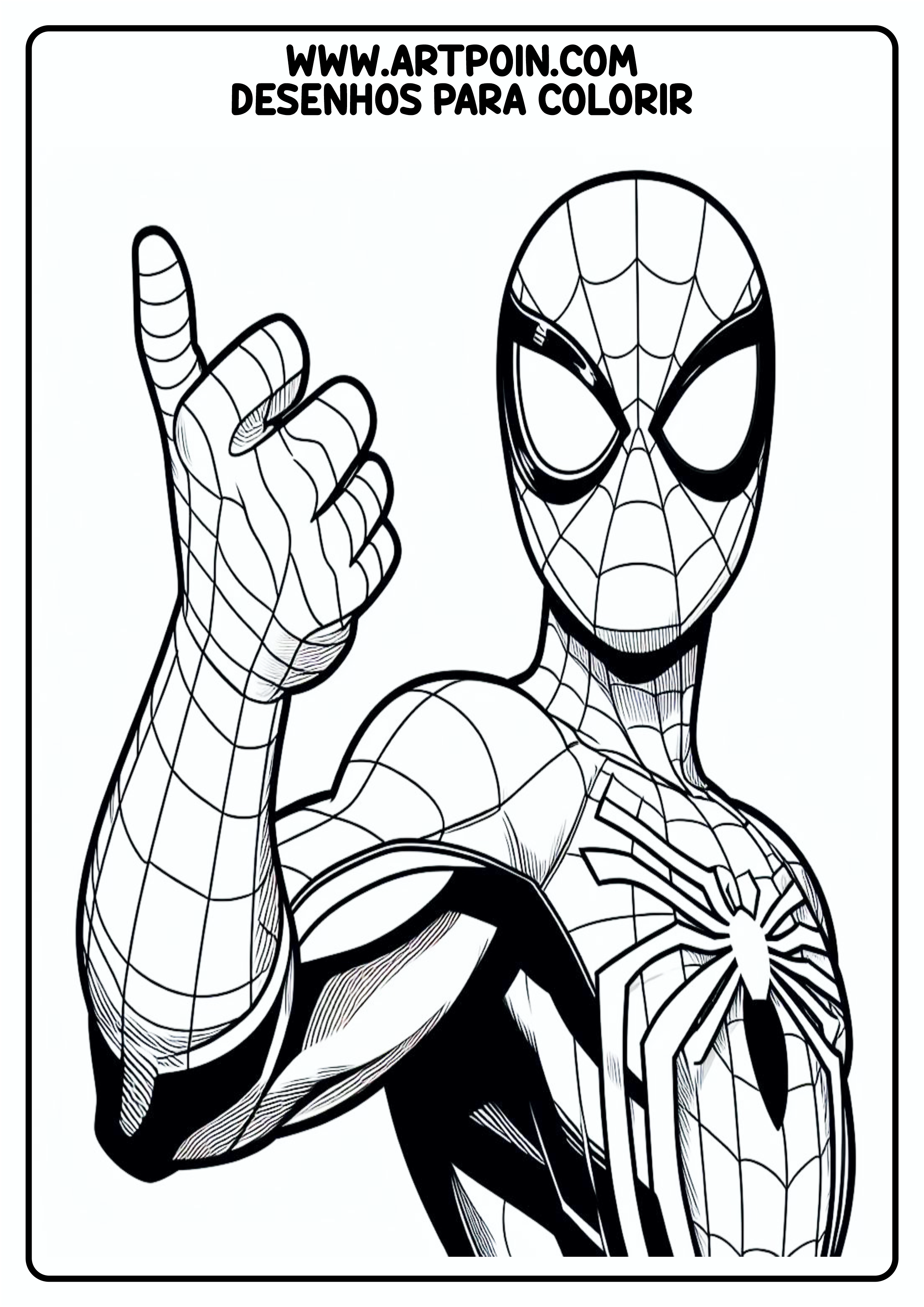 Homem-Aranha spider-man desenho para colorir atividade para criança png