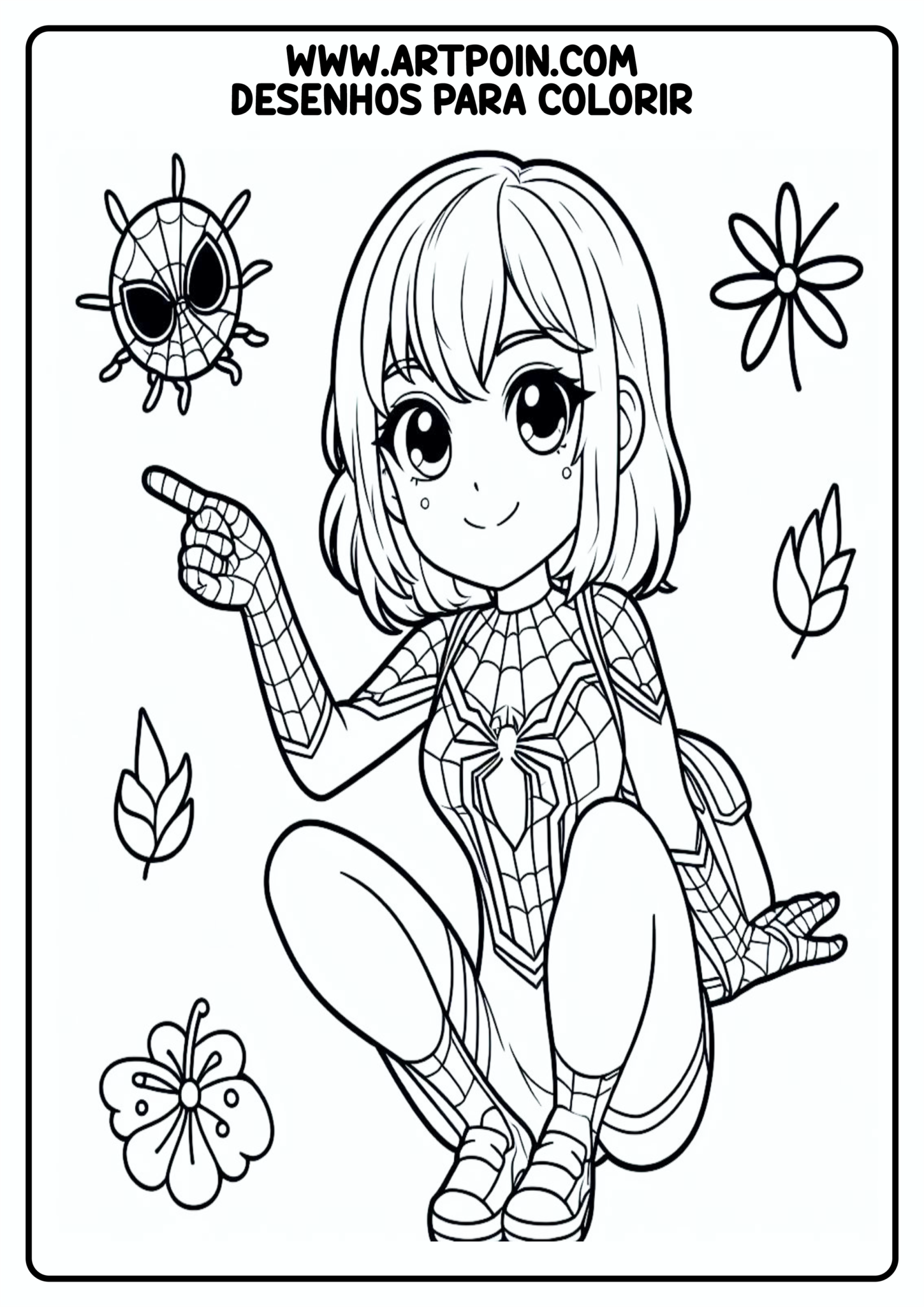 Homem-Aranha spider-girl desenho para colorir artes visuais png 