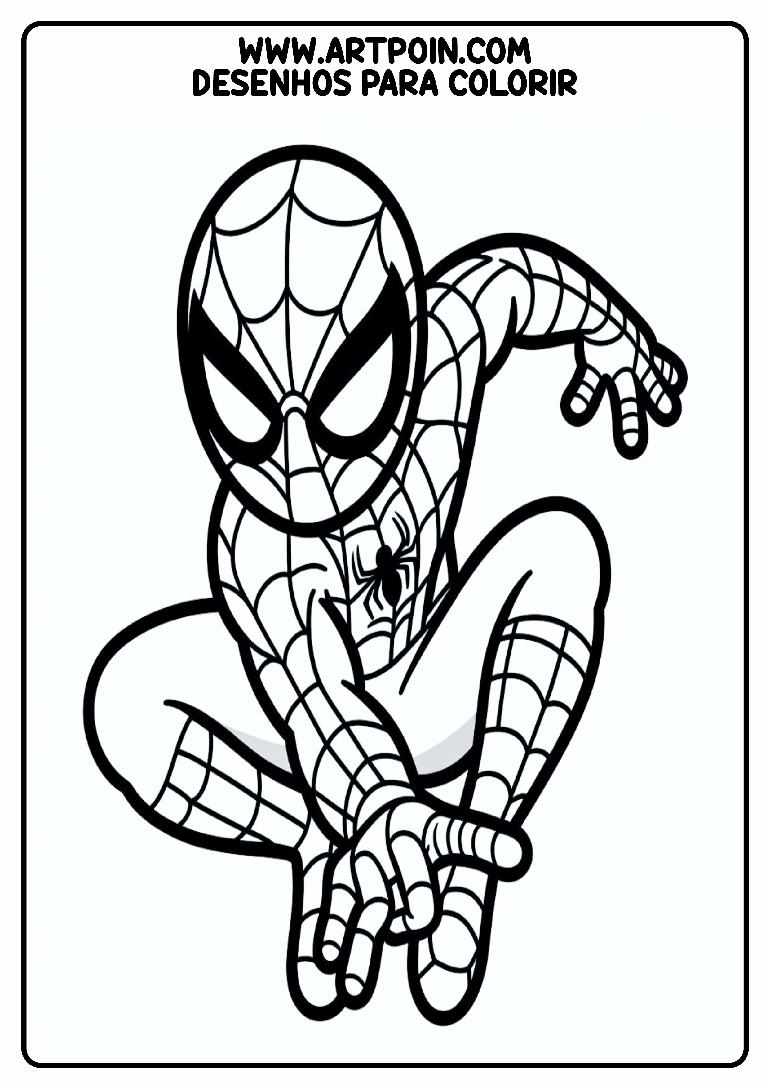 Homem-Aranha spider-man desenho para colorir artes visuais para imprimir atividades para crianças png