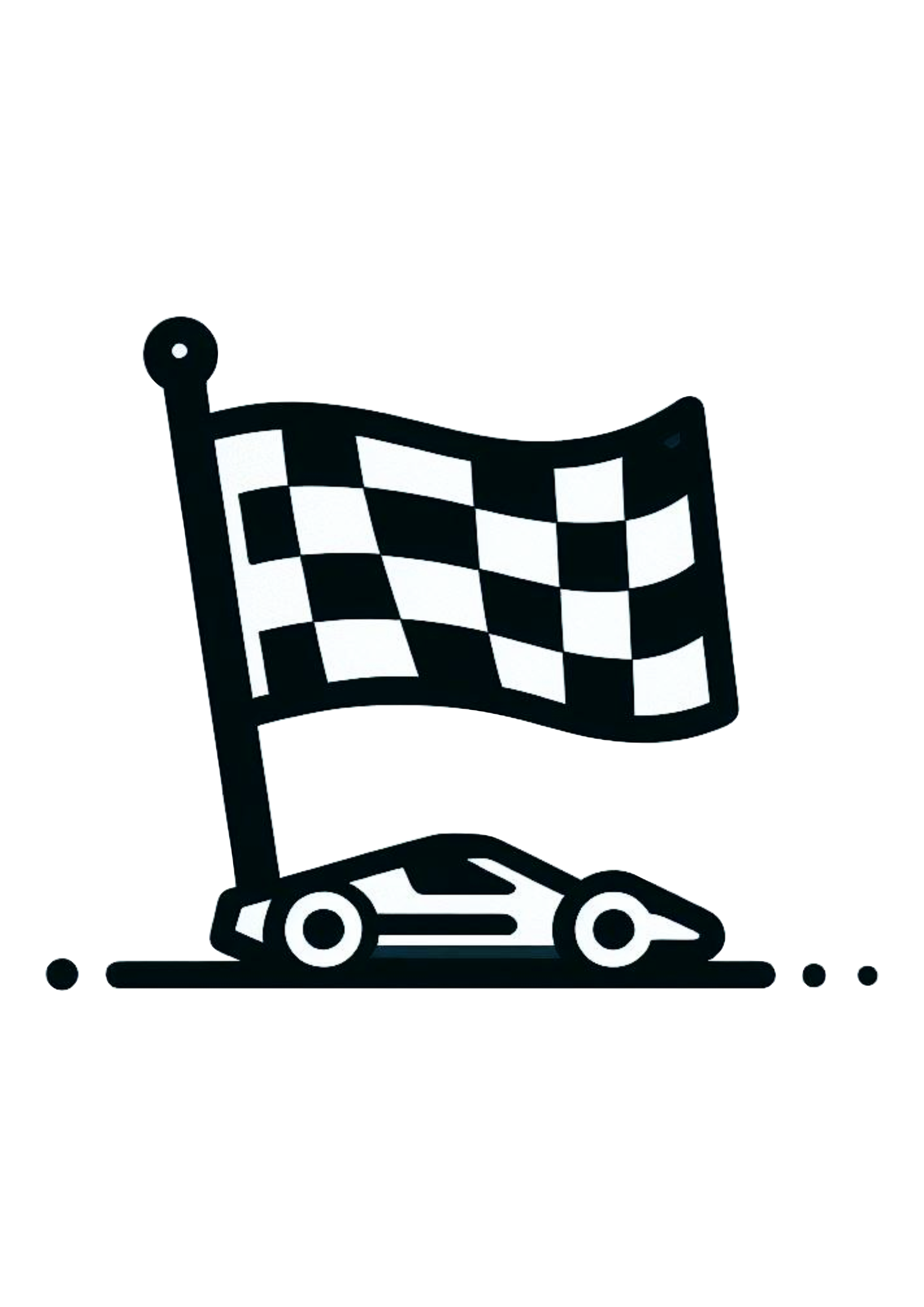 Bandeirinha corrida de carros Hot Wheels ícone png