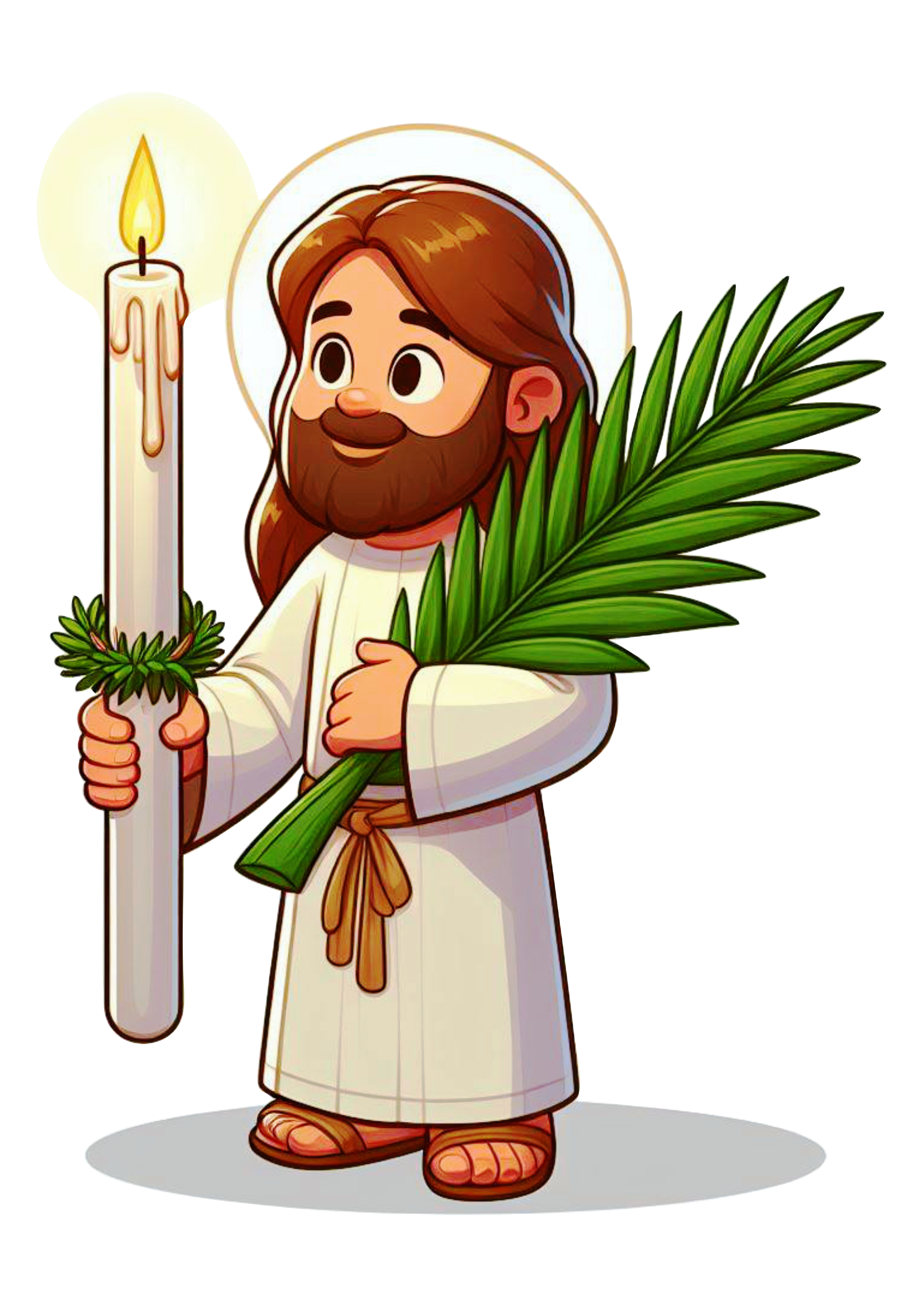 Páscoa a ressureição de Jesus Cristo clipart vetor semana santa quaresma domingo de ramos desenho religioso ilustração png
