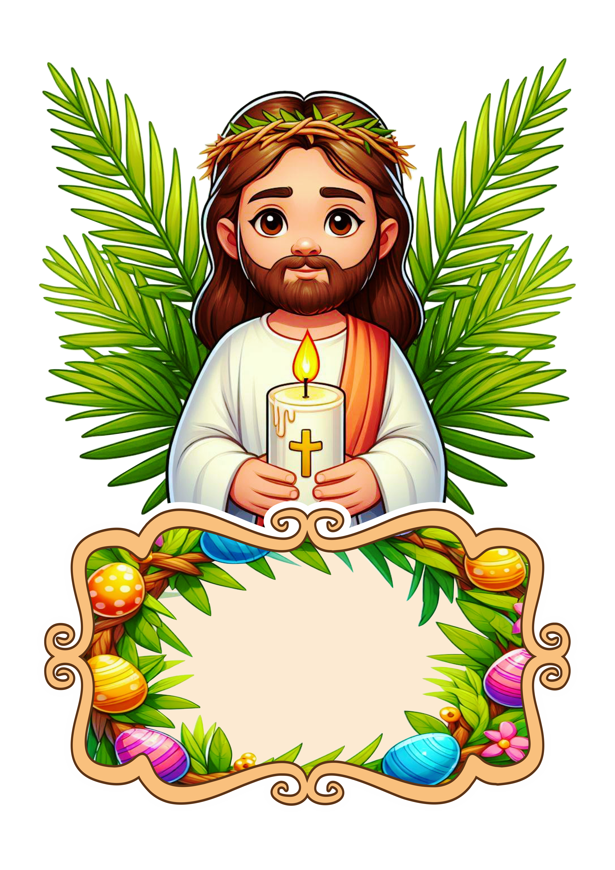 Jesus Cristo imagem para decoração na semana Santa png
