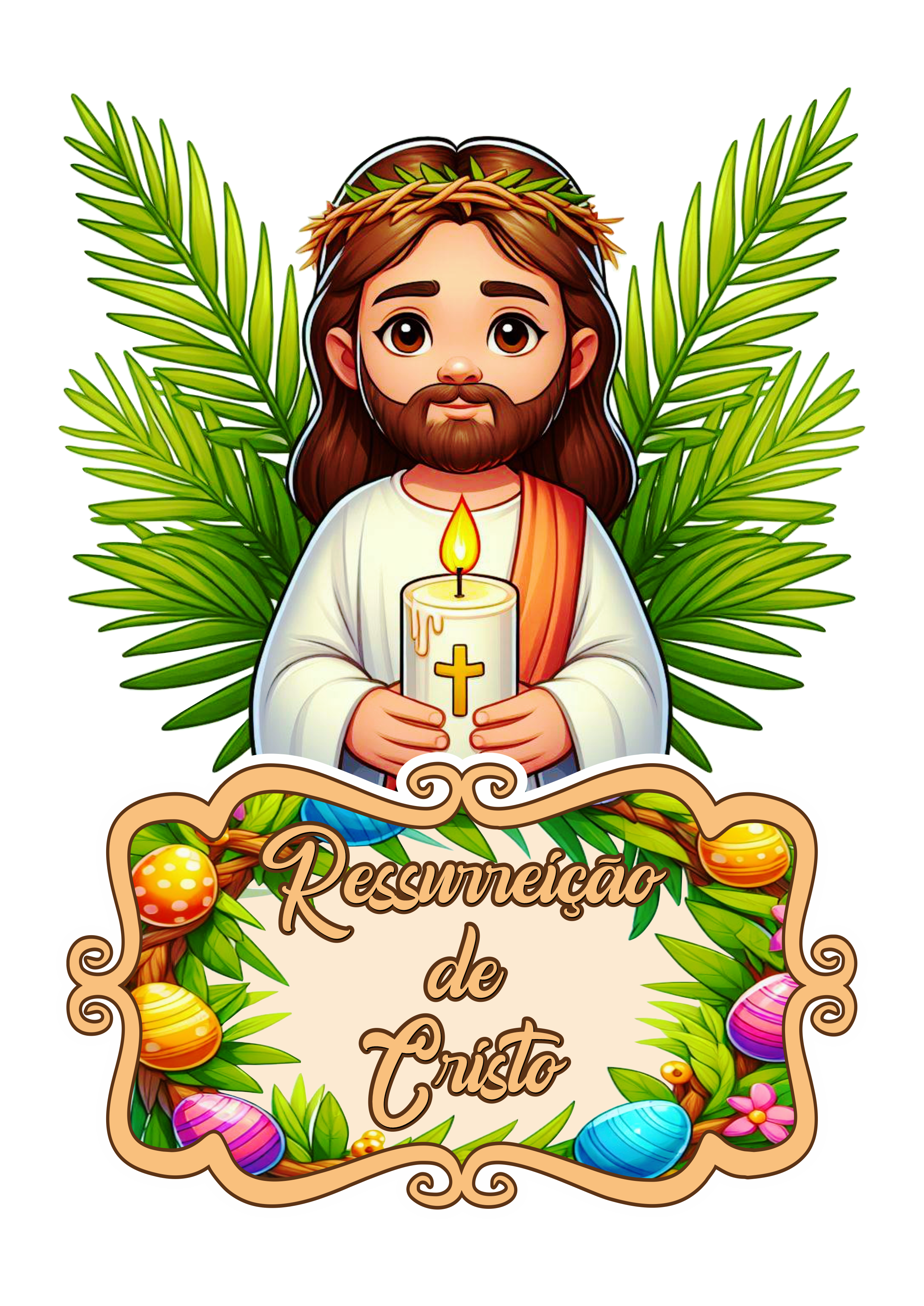 Jesus Cristo imagem para decoração na semana Santa ressureição png