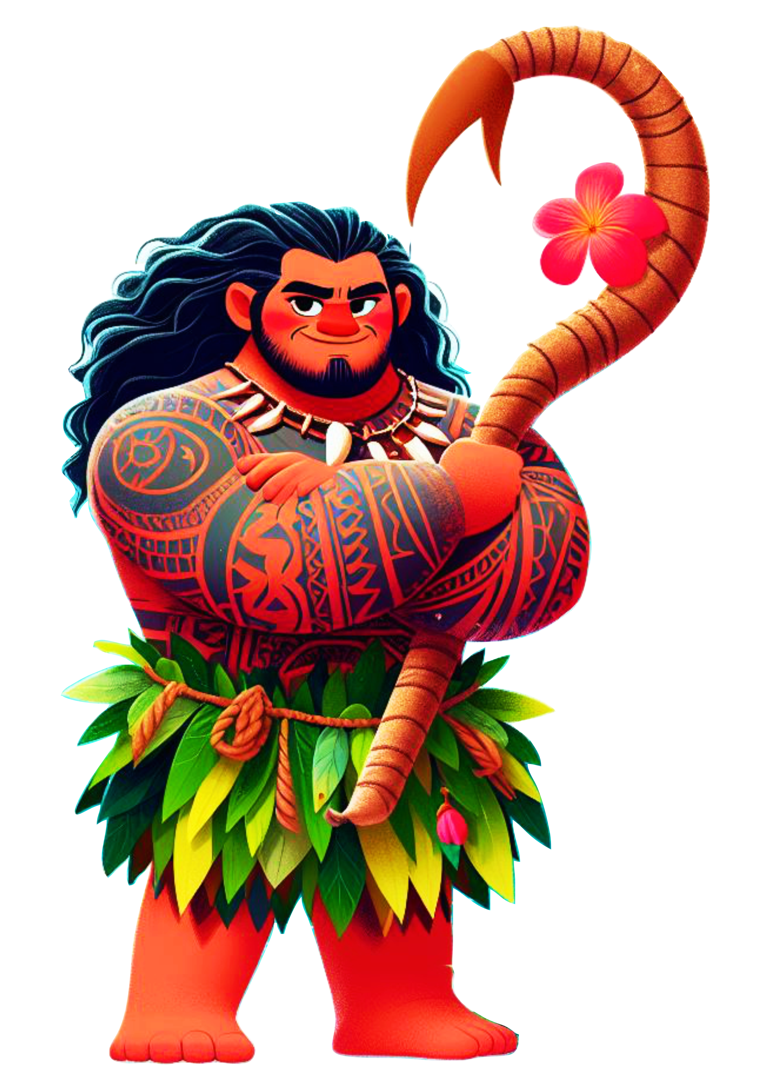 Maui personagem Disney Moana desenho infantil png