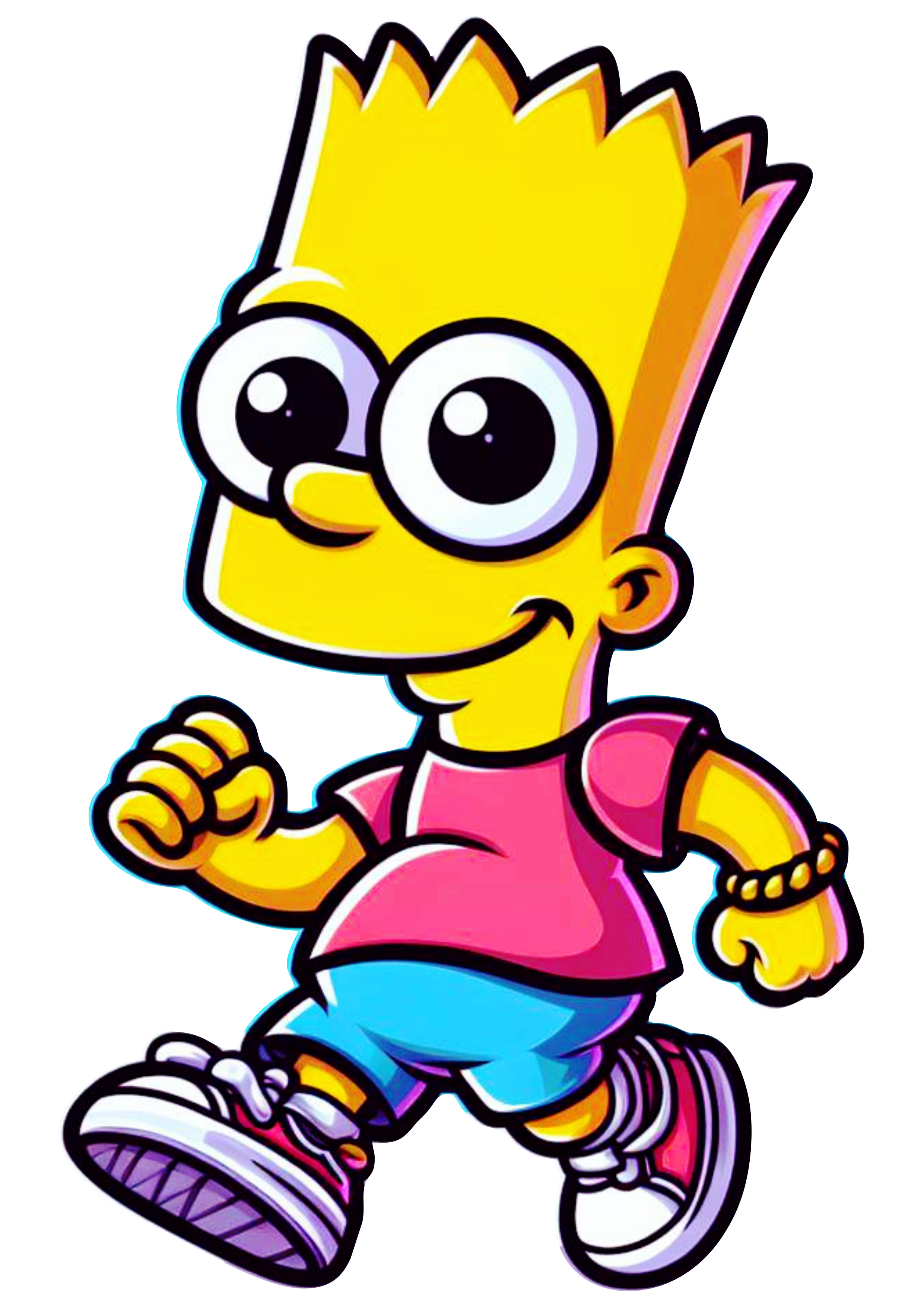 Bart Simpson feliz desenho infantil png