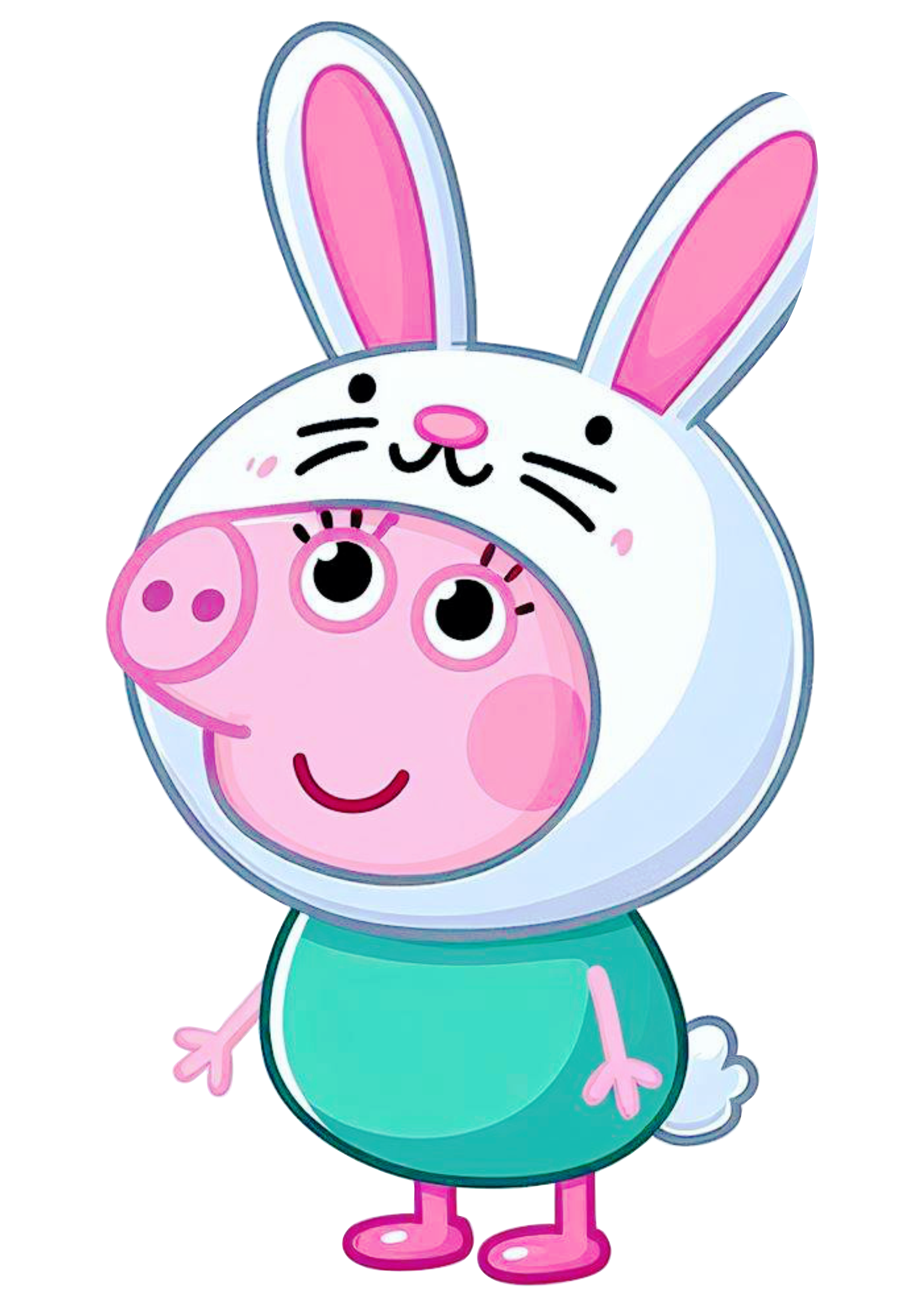 Peppa Pig personagens desenho infantil especial de páscoa png
