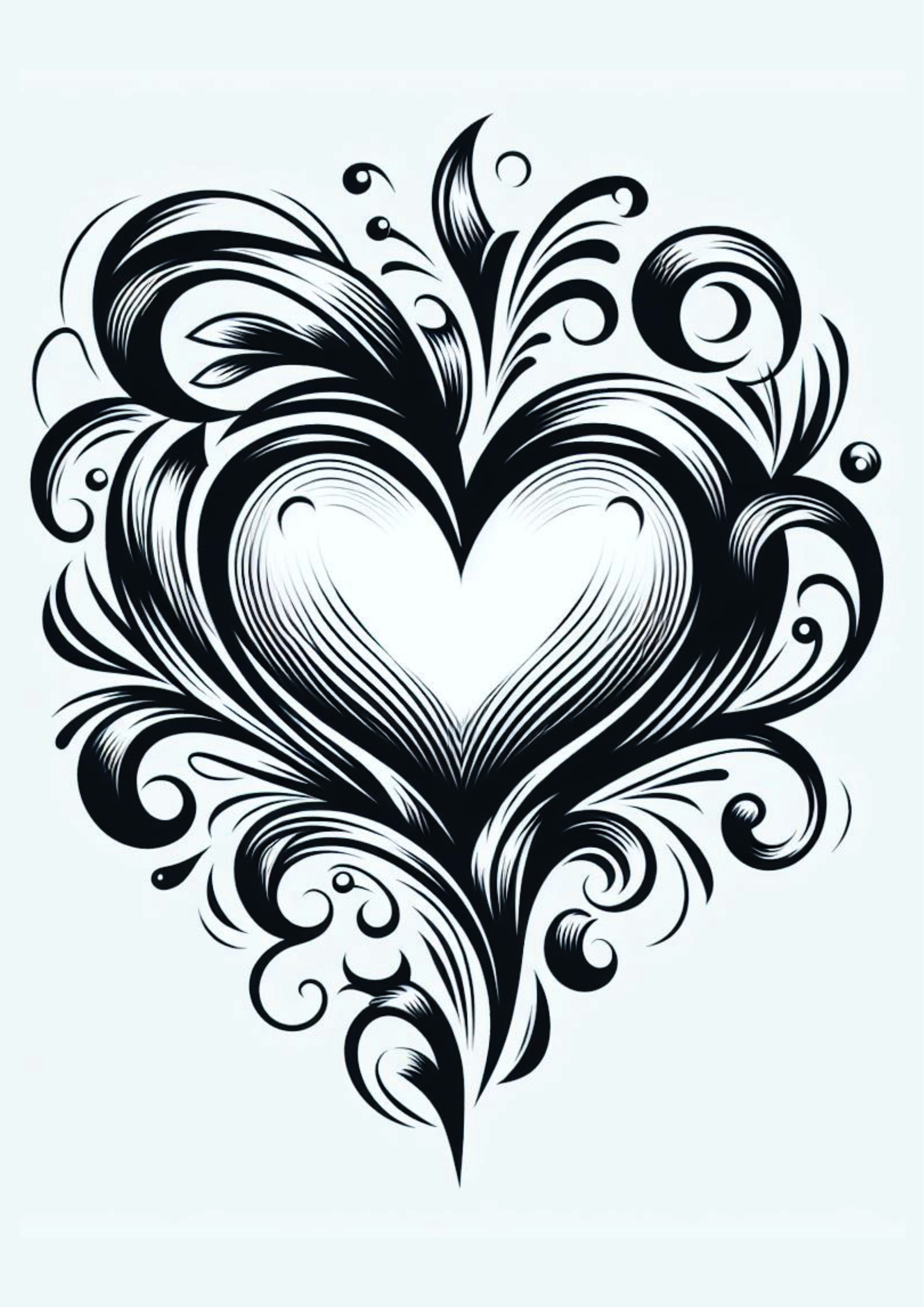 Coração desenho para tatuagem feminina artes visuais minimalista riscos tatoo png