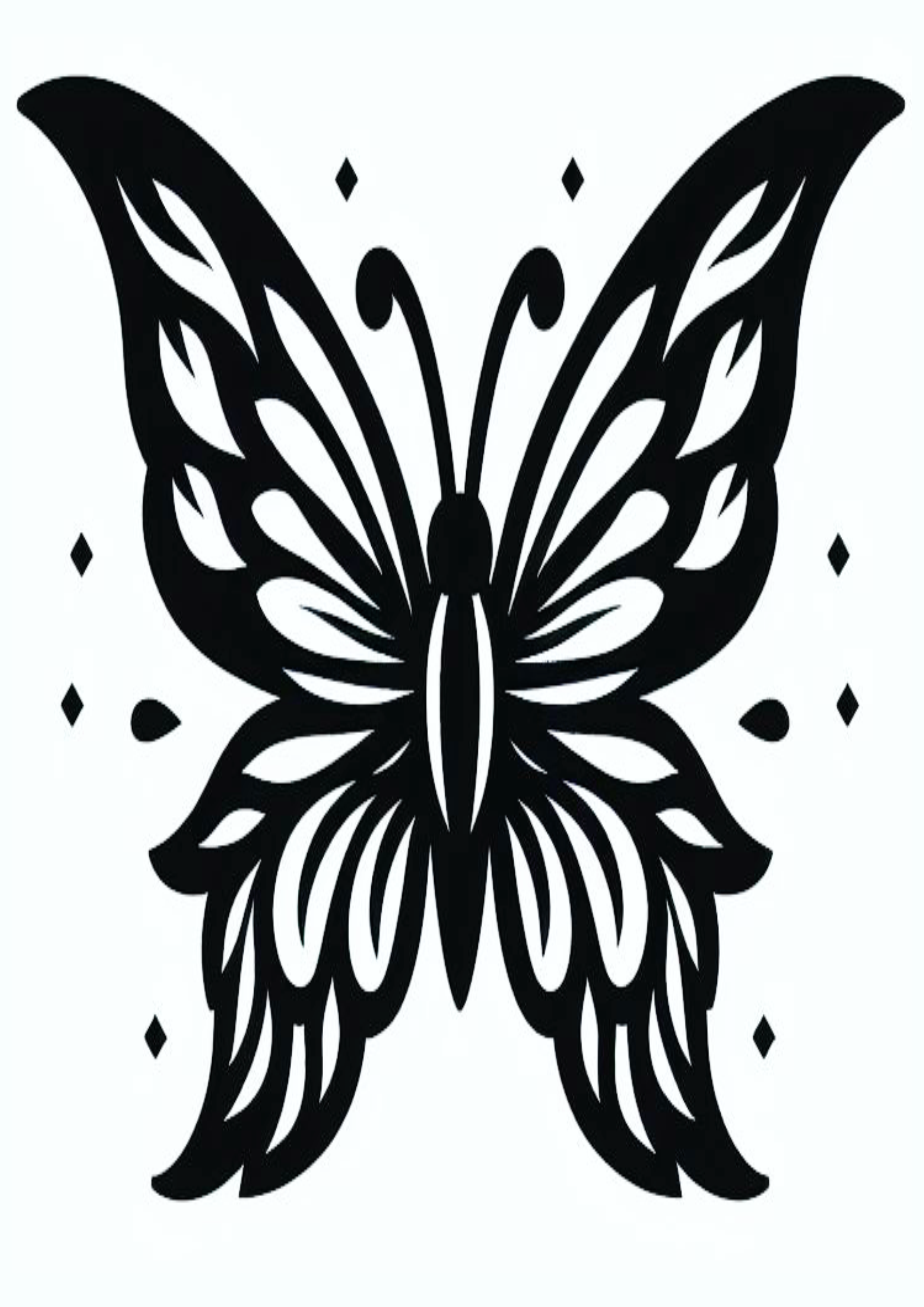 Borboleta tatuagem feminina minimalista traços png image desenho grátis para imprimir