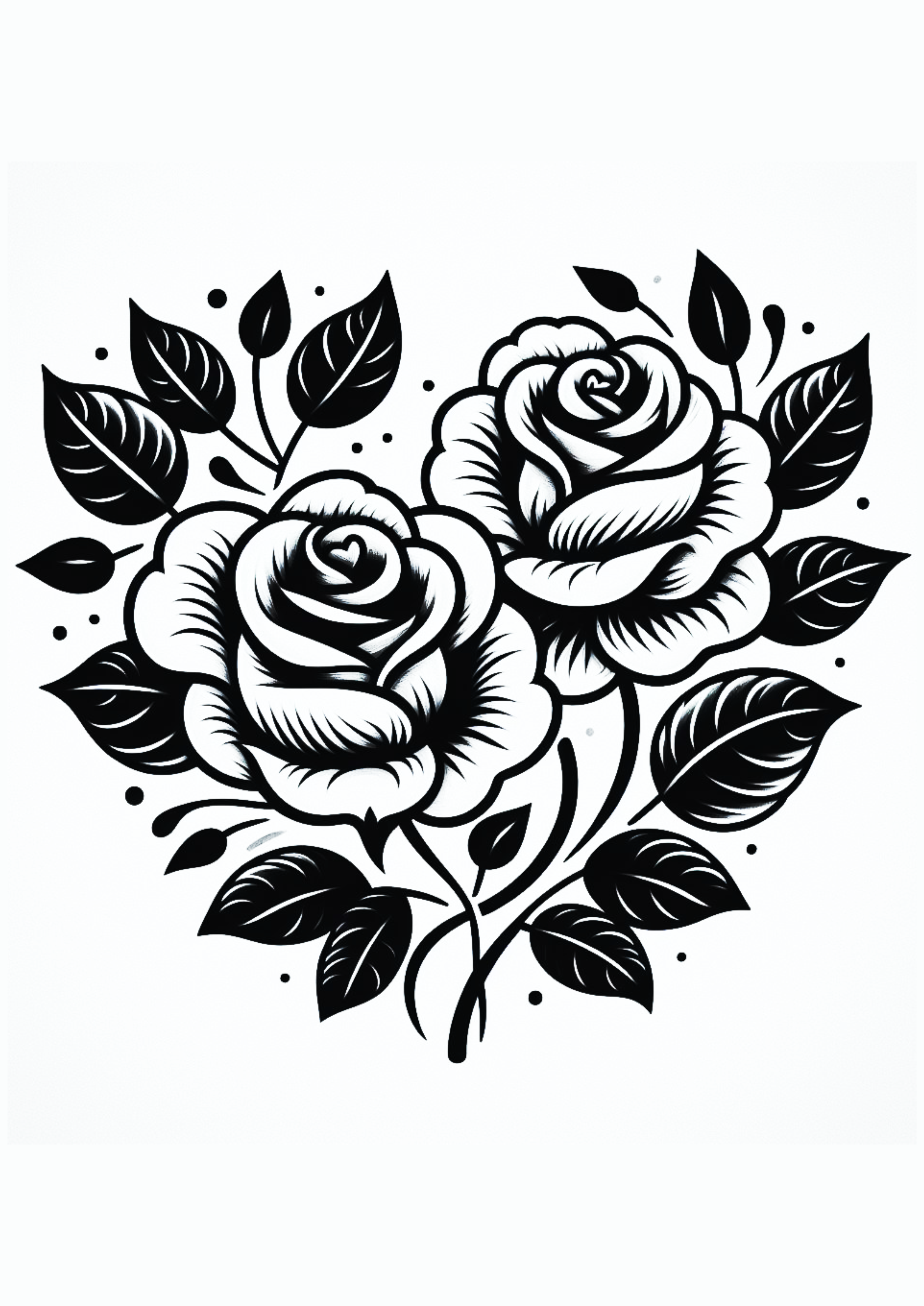 Desenho simples para tatuagem feminina flores em forma de coração png