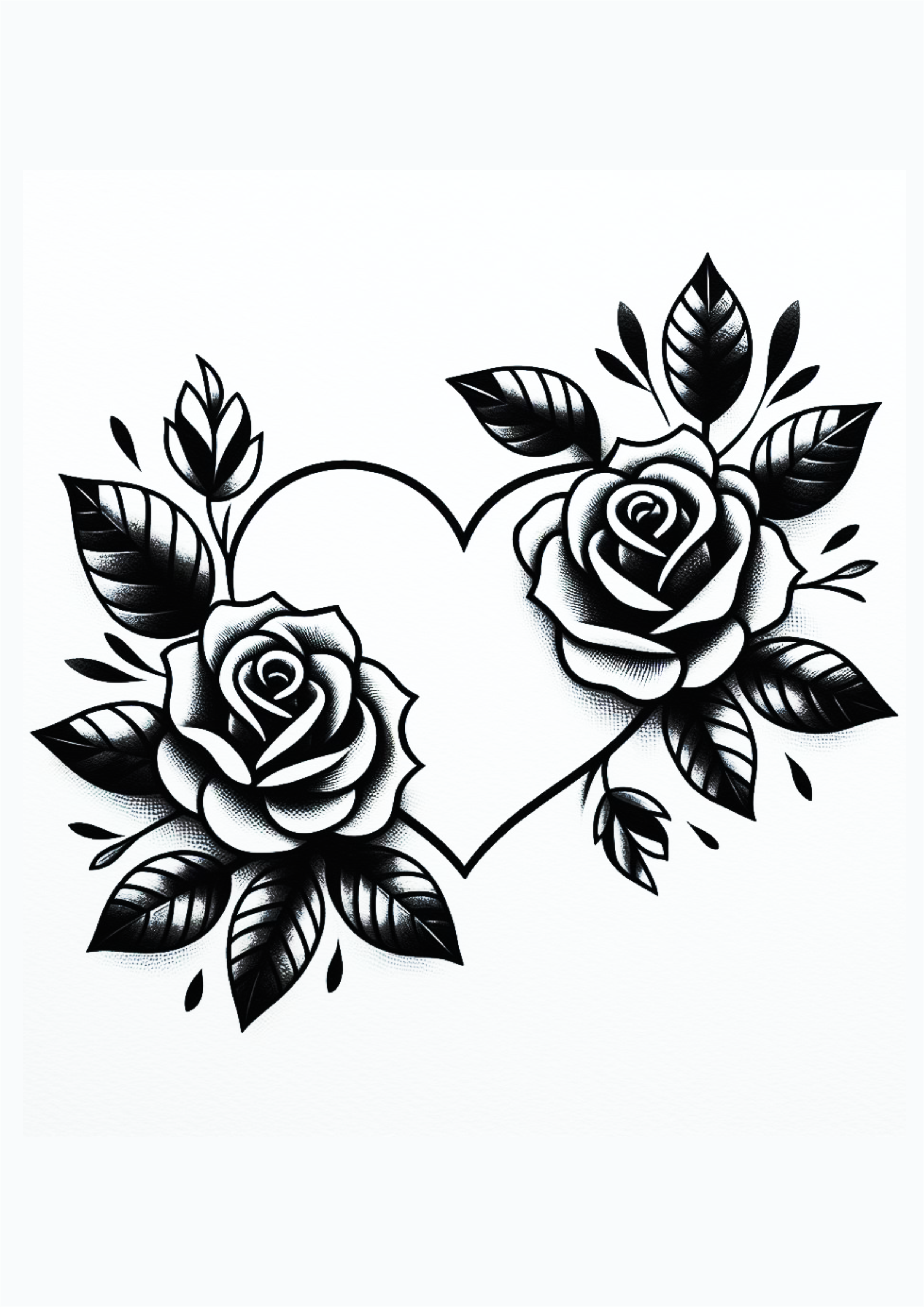 Flores e folhas desenho simples para tatuagem feminina minimalista tatoo coração png