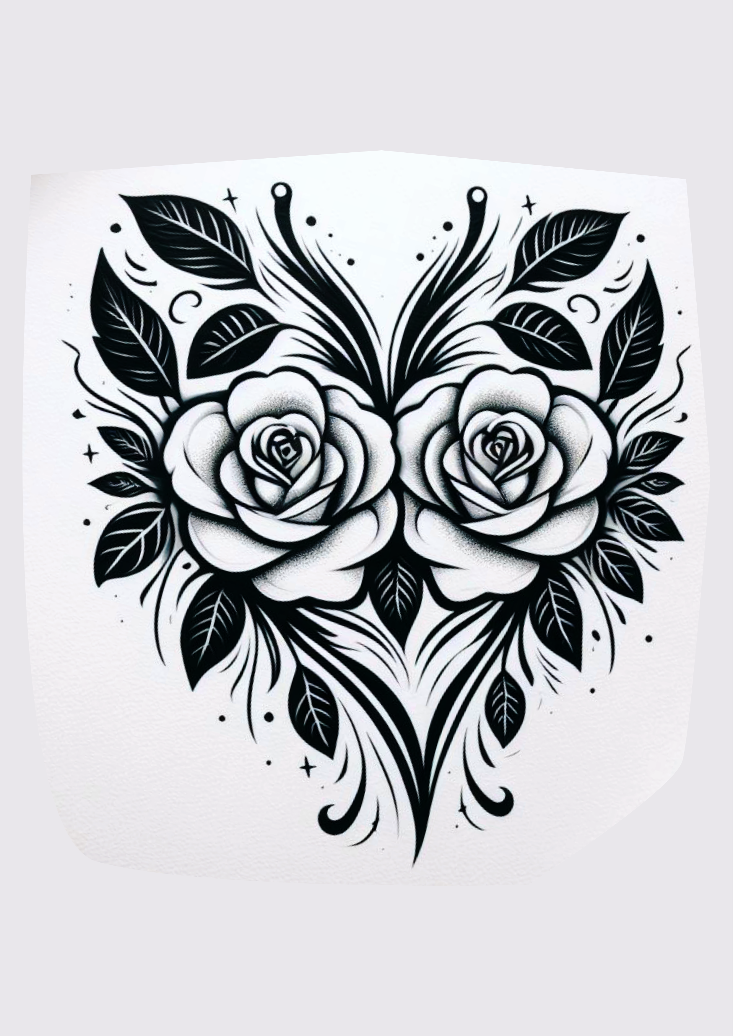 Flores e folhas desenho simples para tatuagem feminina minimalista tatoo simple design coração heart png