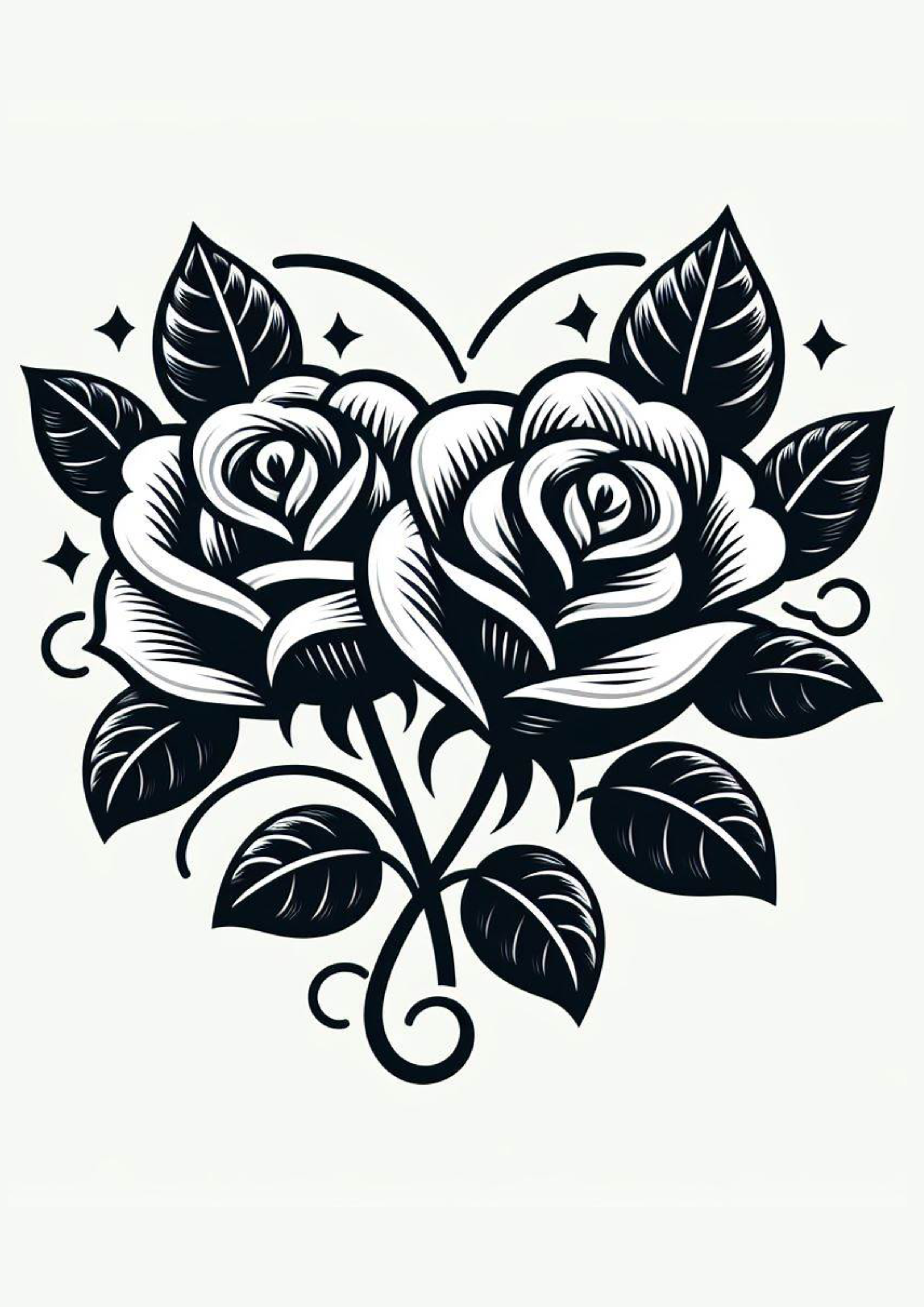 Flor tatuagem minimalista png