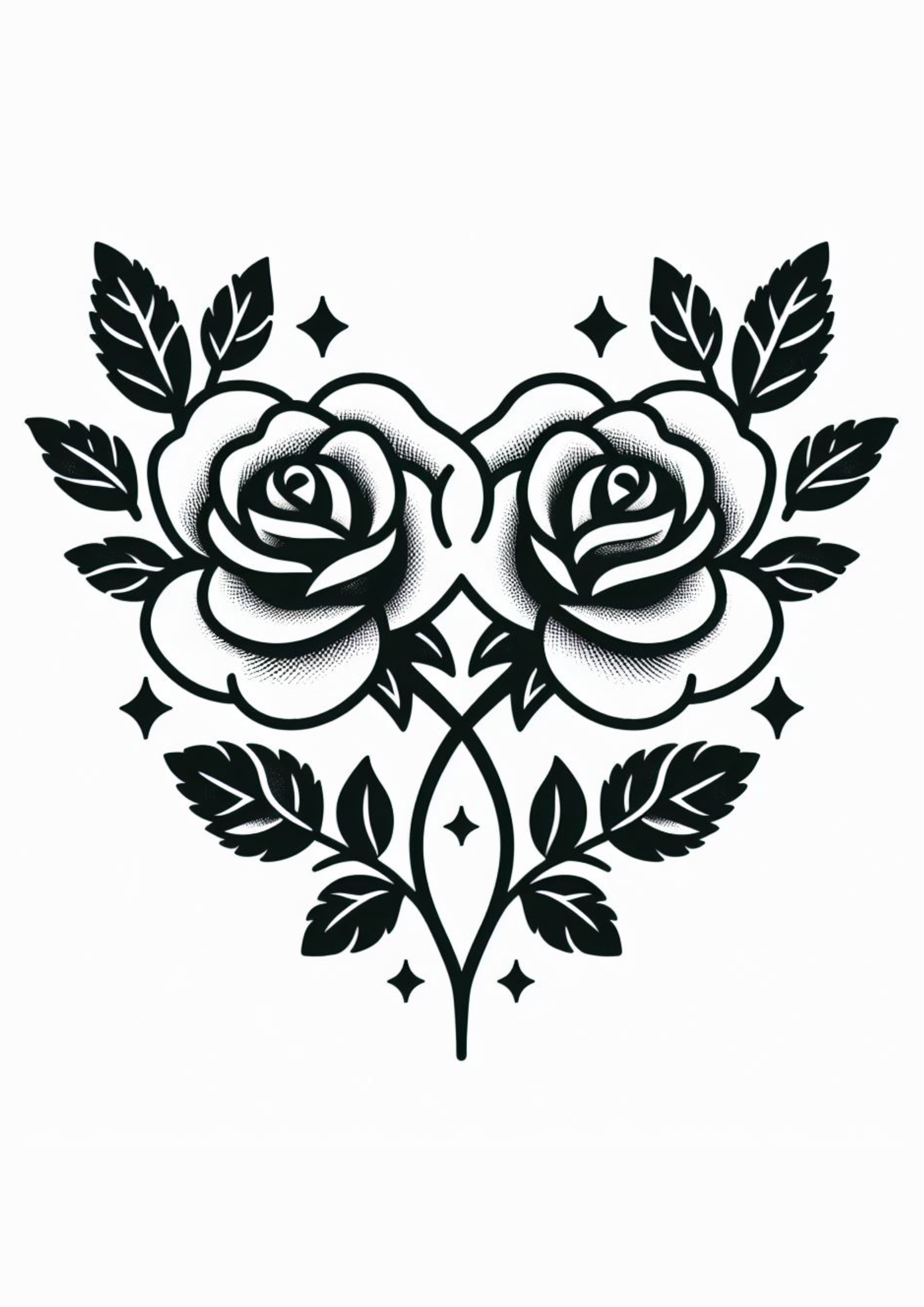 Flor tatuagem minimalista desenho simples artes gráficas design free png