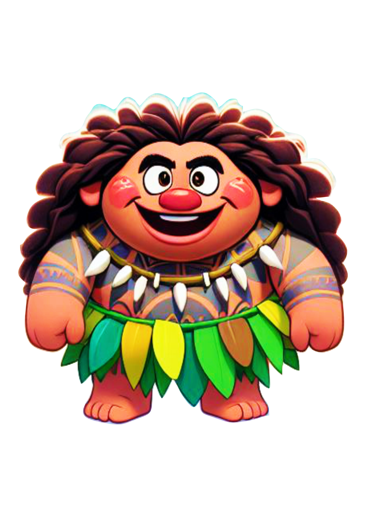 Desenho Infantil Moana E Maui Cartoon Fundo Transpare 