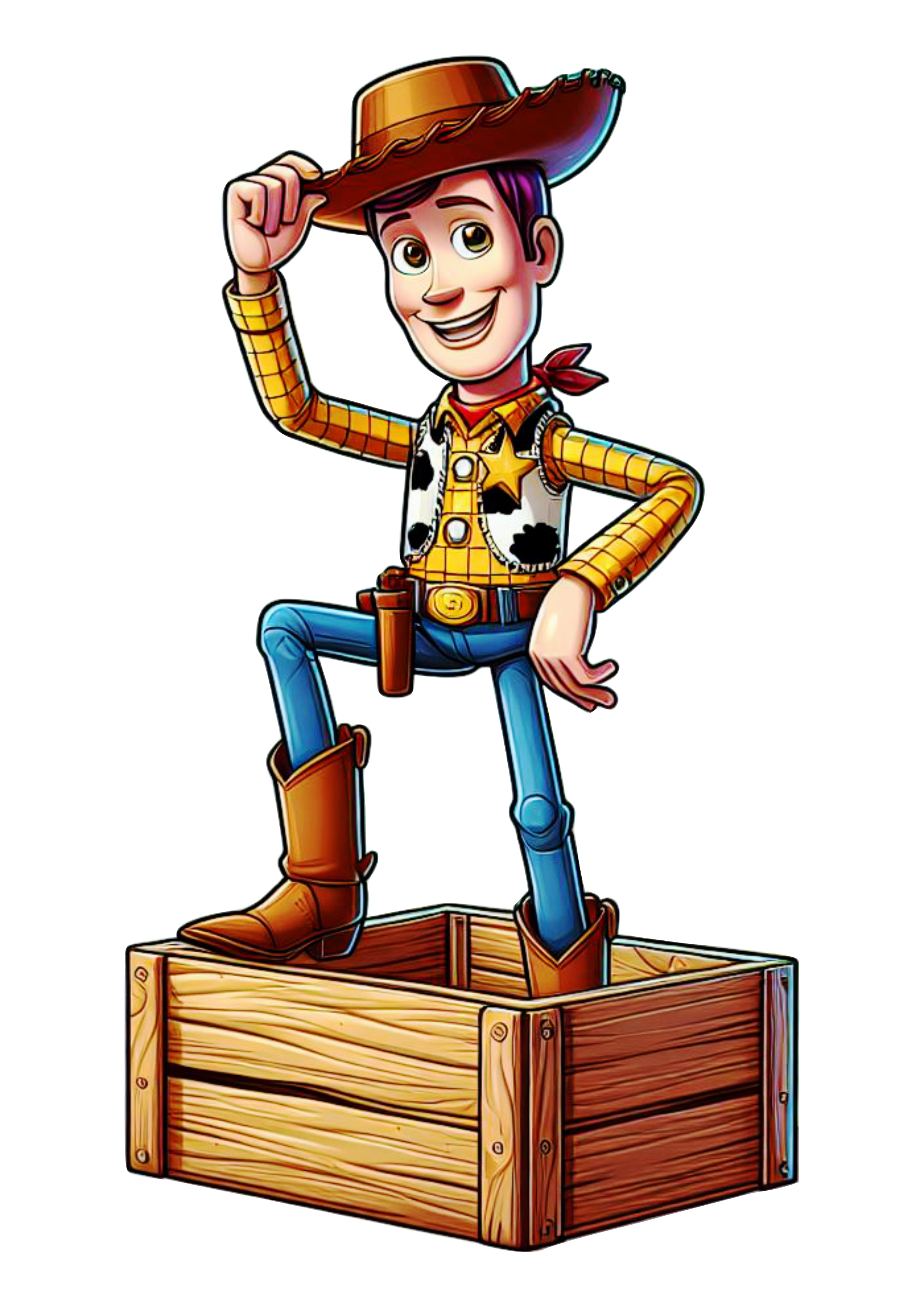 Xerife Woody Toy Story animação infantil Disney png image clipart fundo transparente desenho