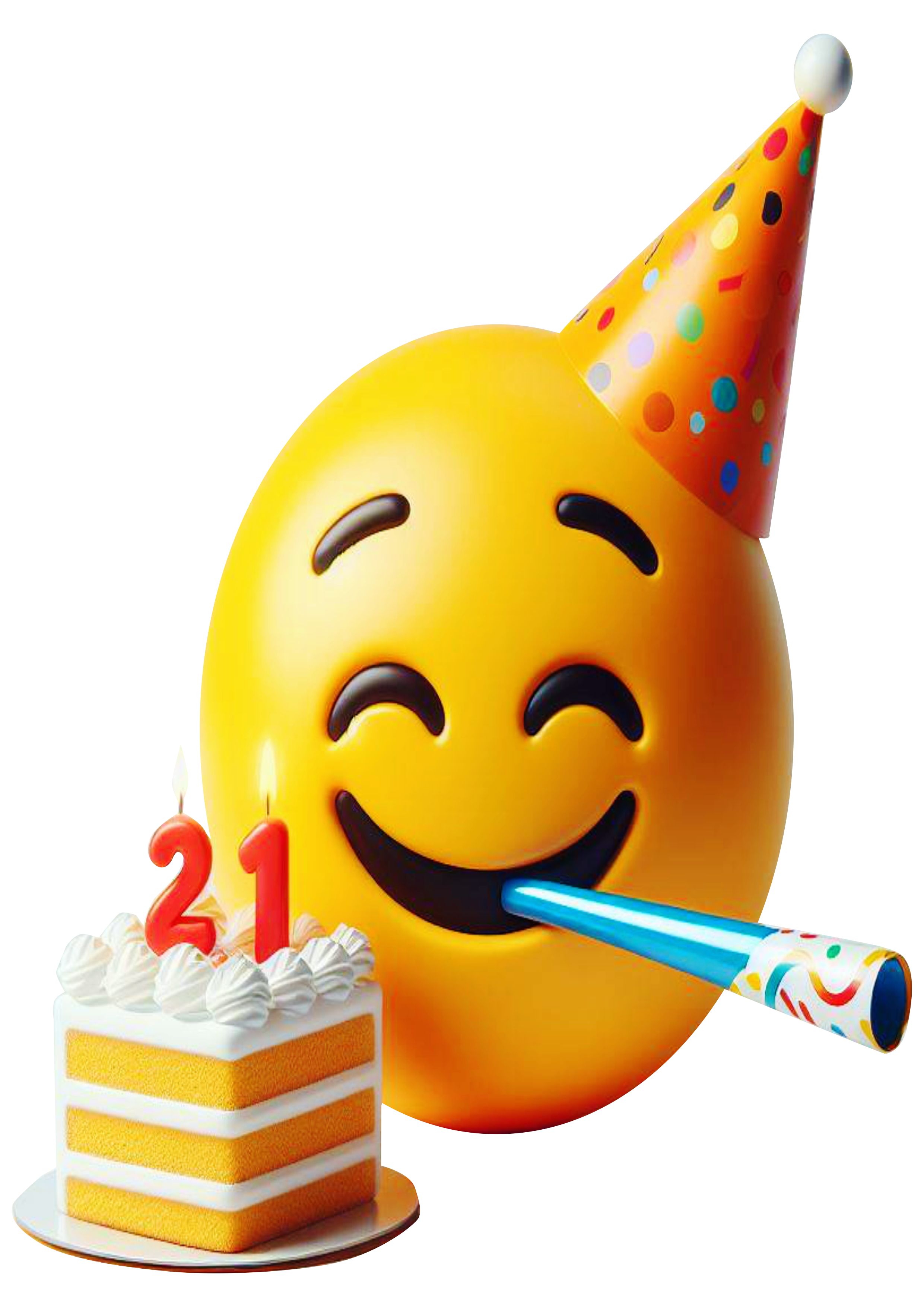 Feliz aniversário Emoji png