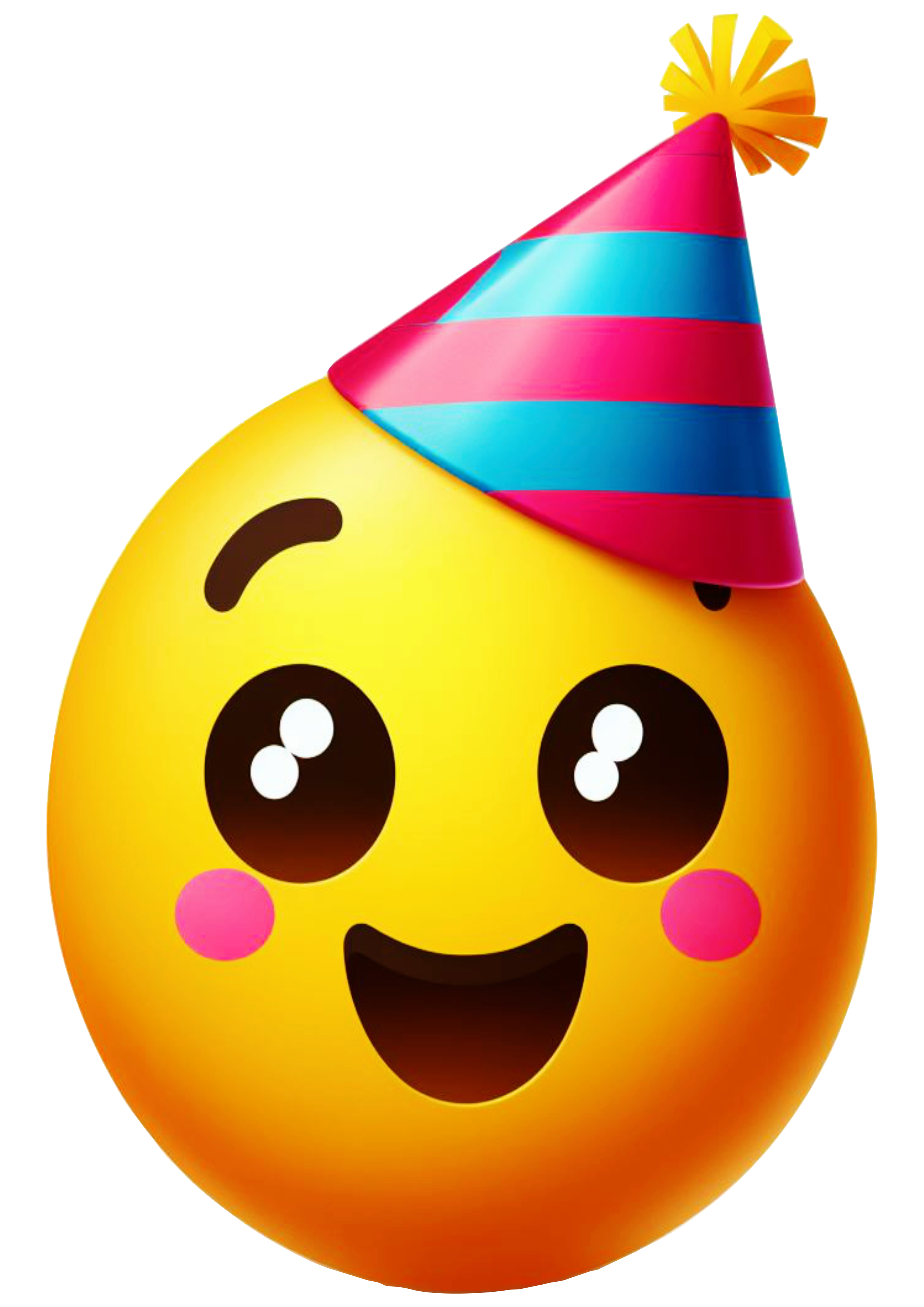 Feliz aniversário Emoji bolo parabéns engraçado png
