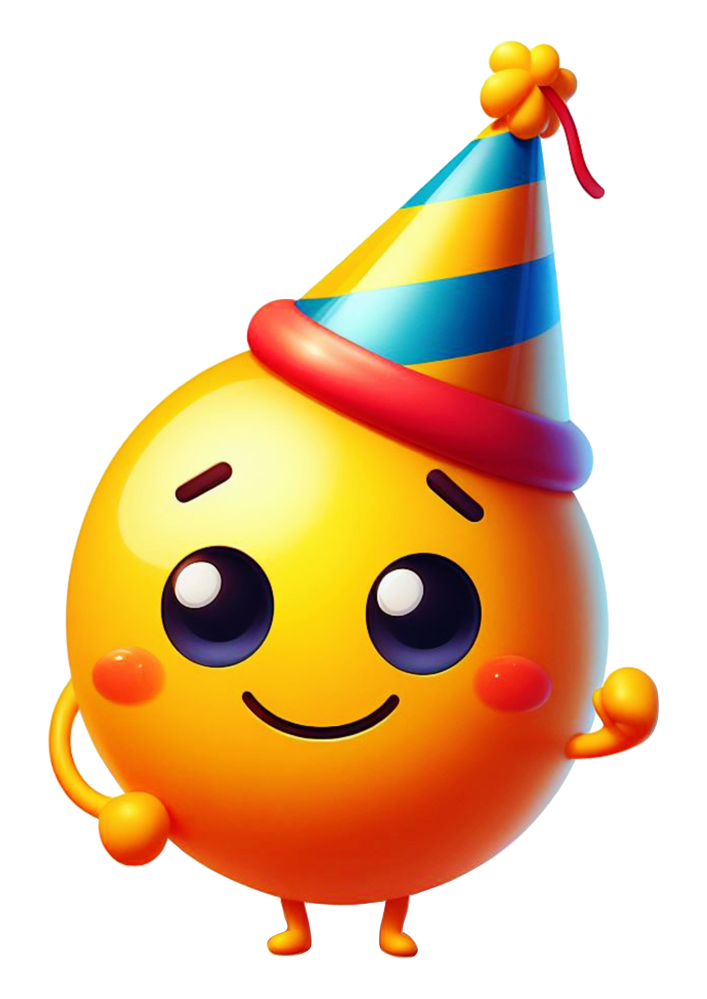 Feliz aniversário Emoji bolo parabéns figurinha engraçada whatsapp instagram png