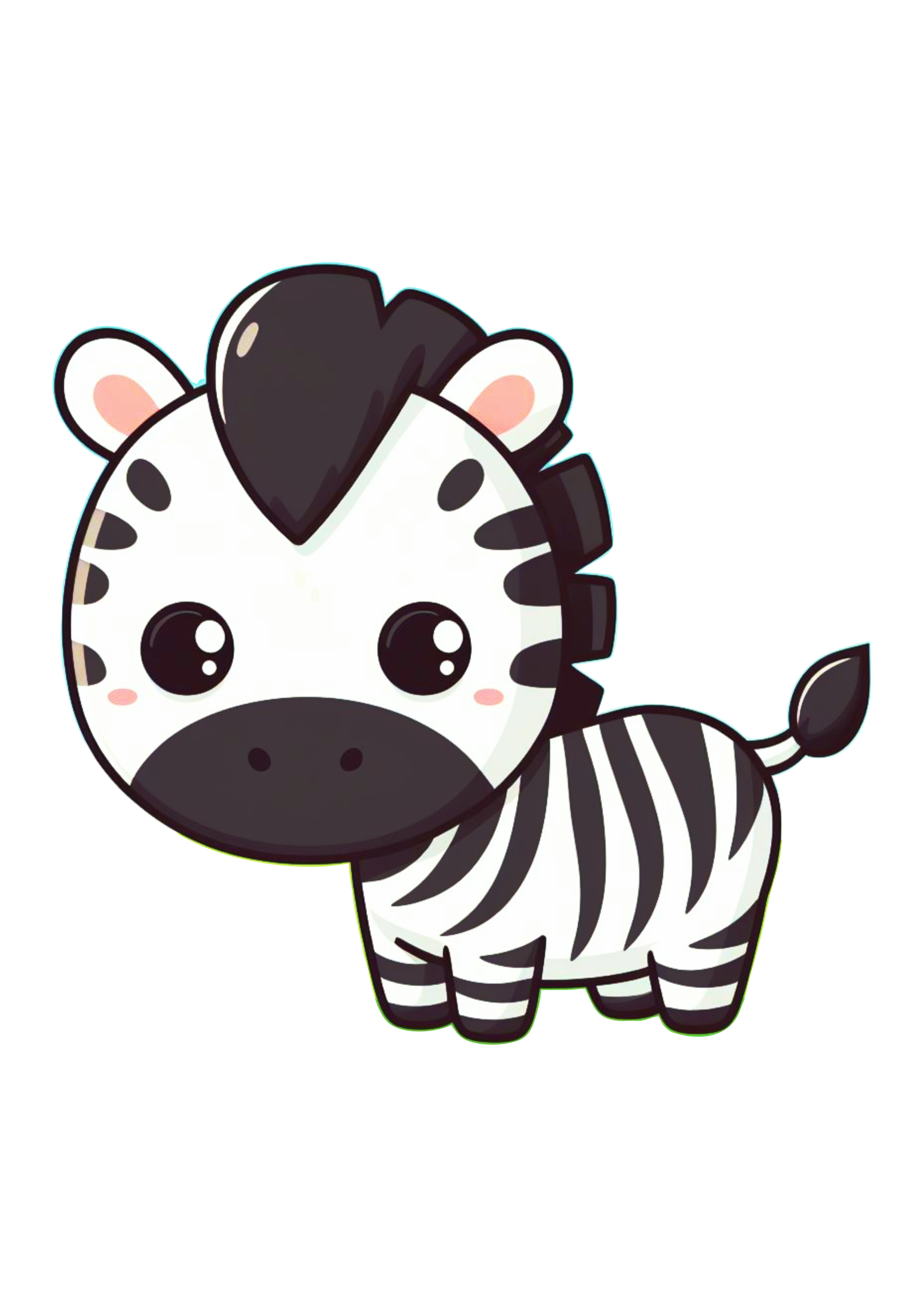 Zebra fofinha png