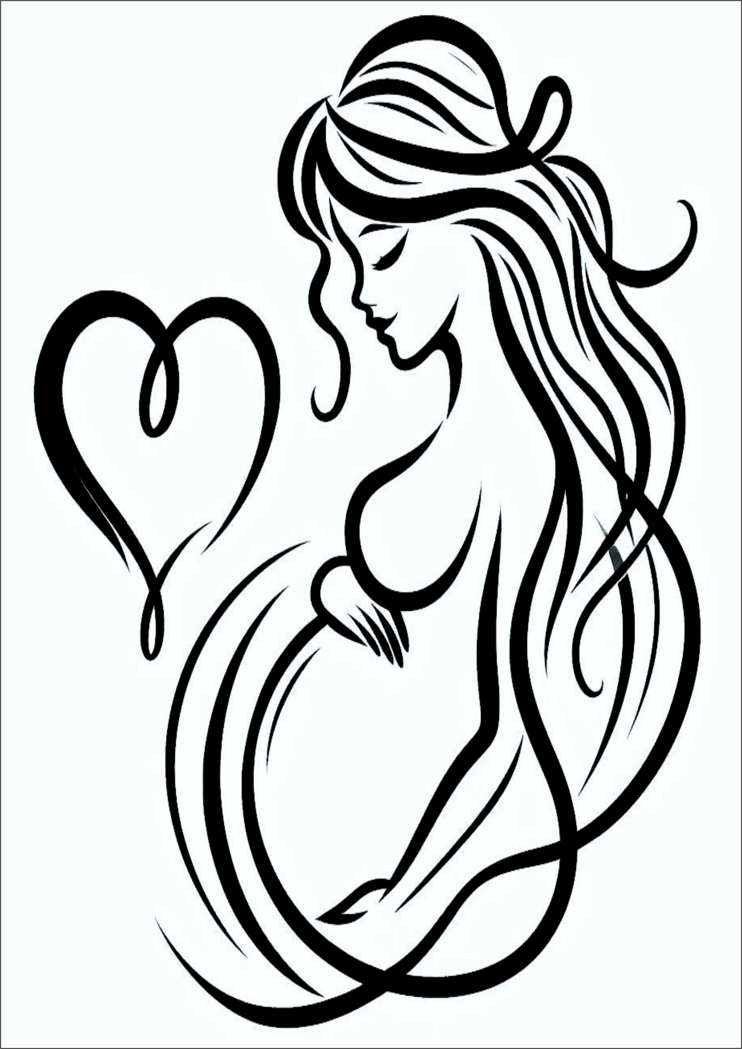 Tatuagem desenho grátis gravidez coração tatoo png