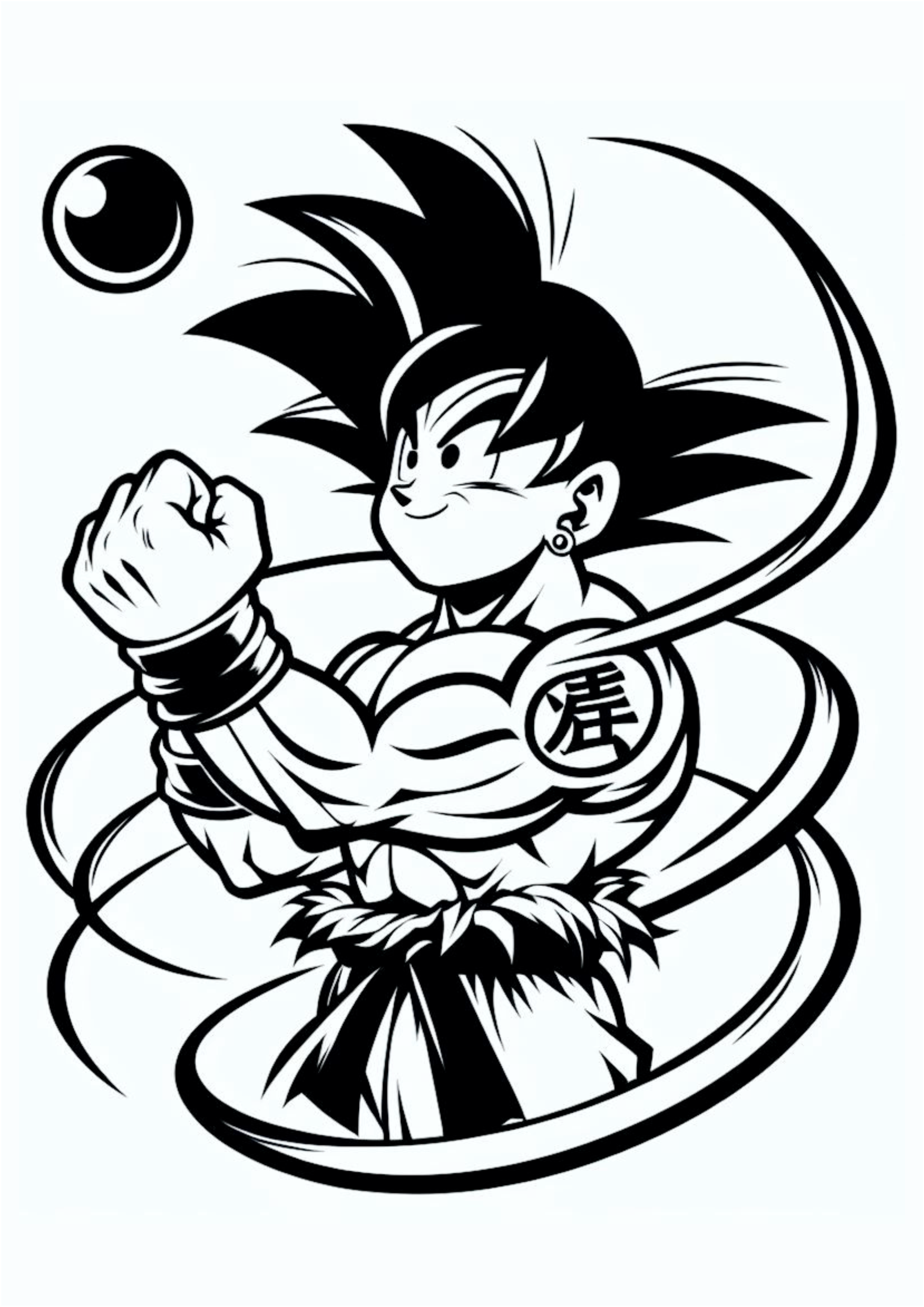Dragon ball z ideias para tatuagem Goku desenho png
