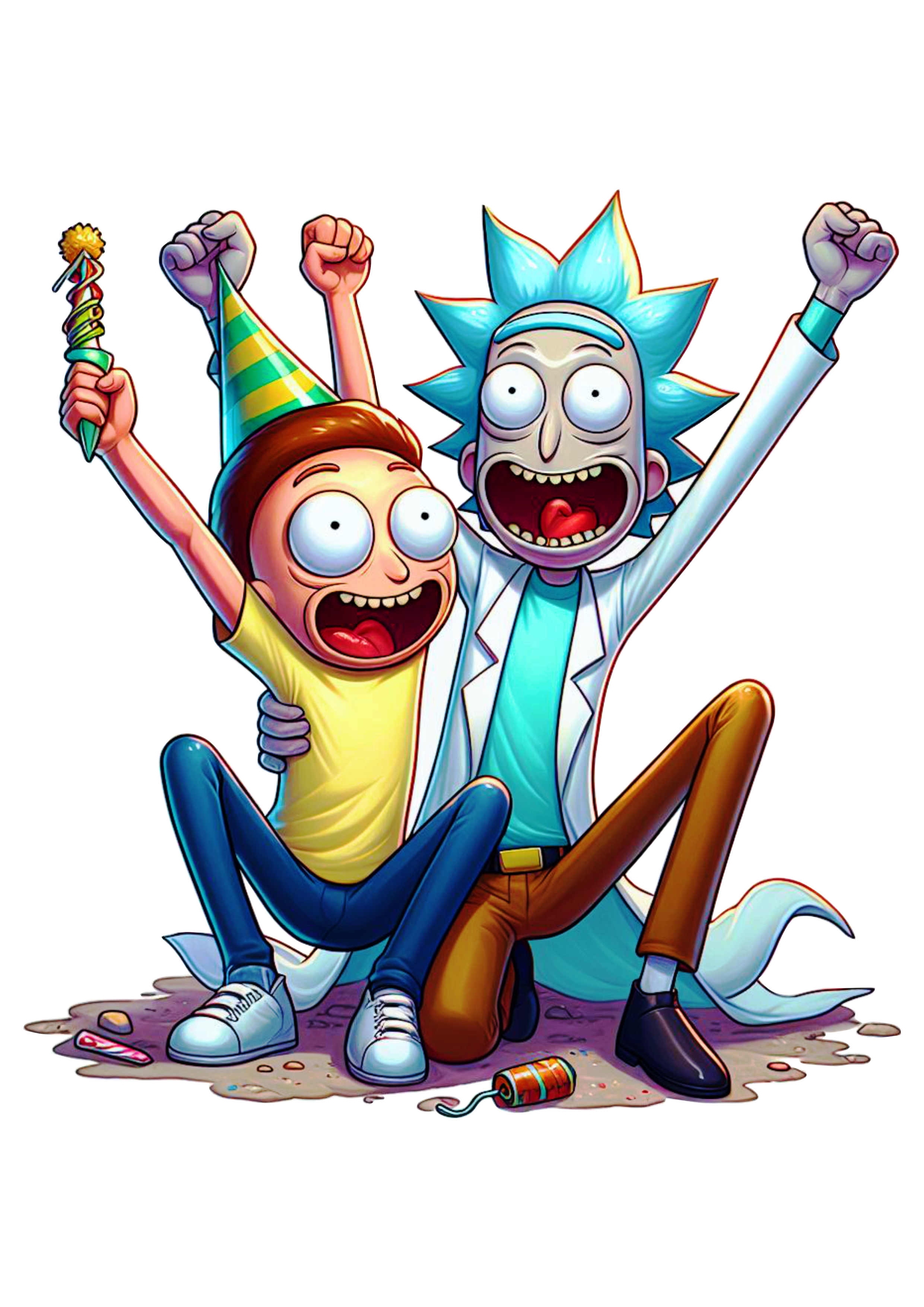 Rick and Morty png