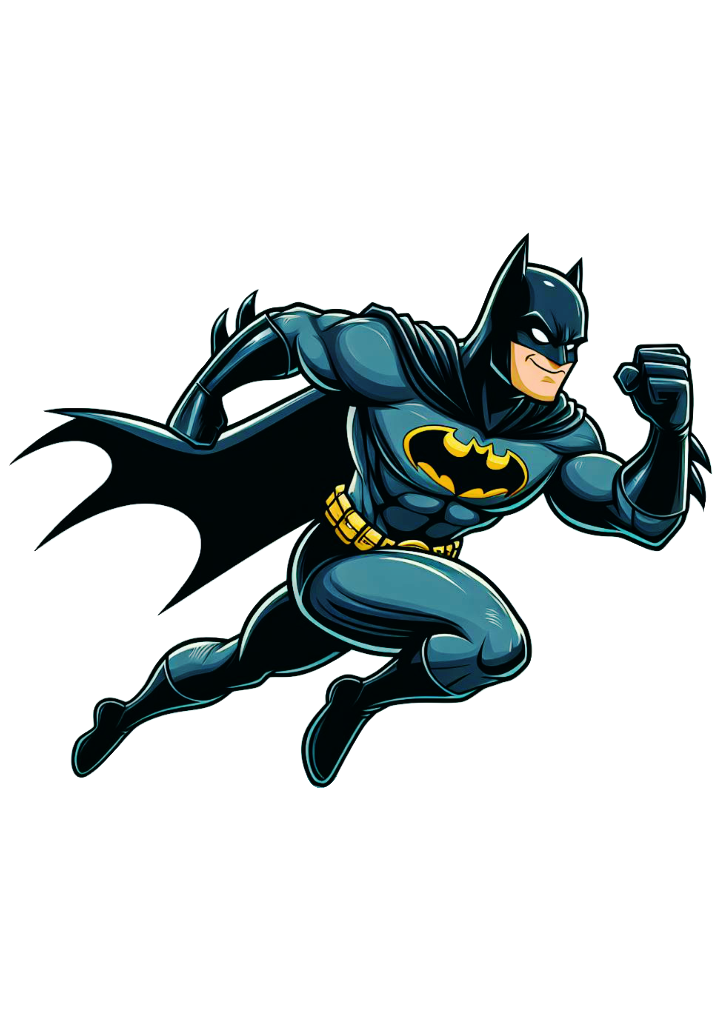 Batman Super-herói desenho infantil clássico fundo transparente dc comics png