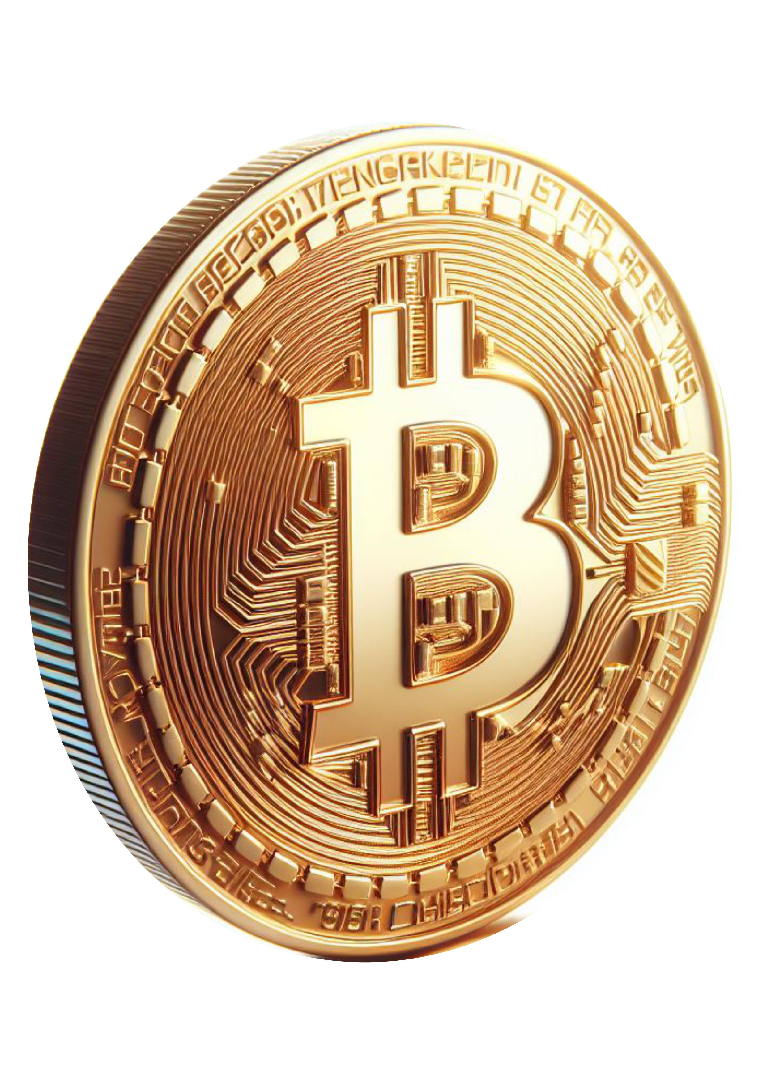 Dinheiro virtual Bitcoin criptomoeda arte conceitual fundo transparente png moeda clipart vetor
