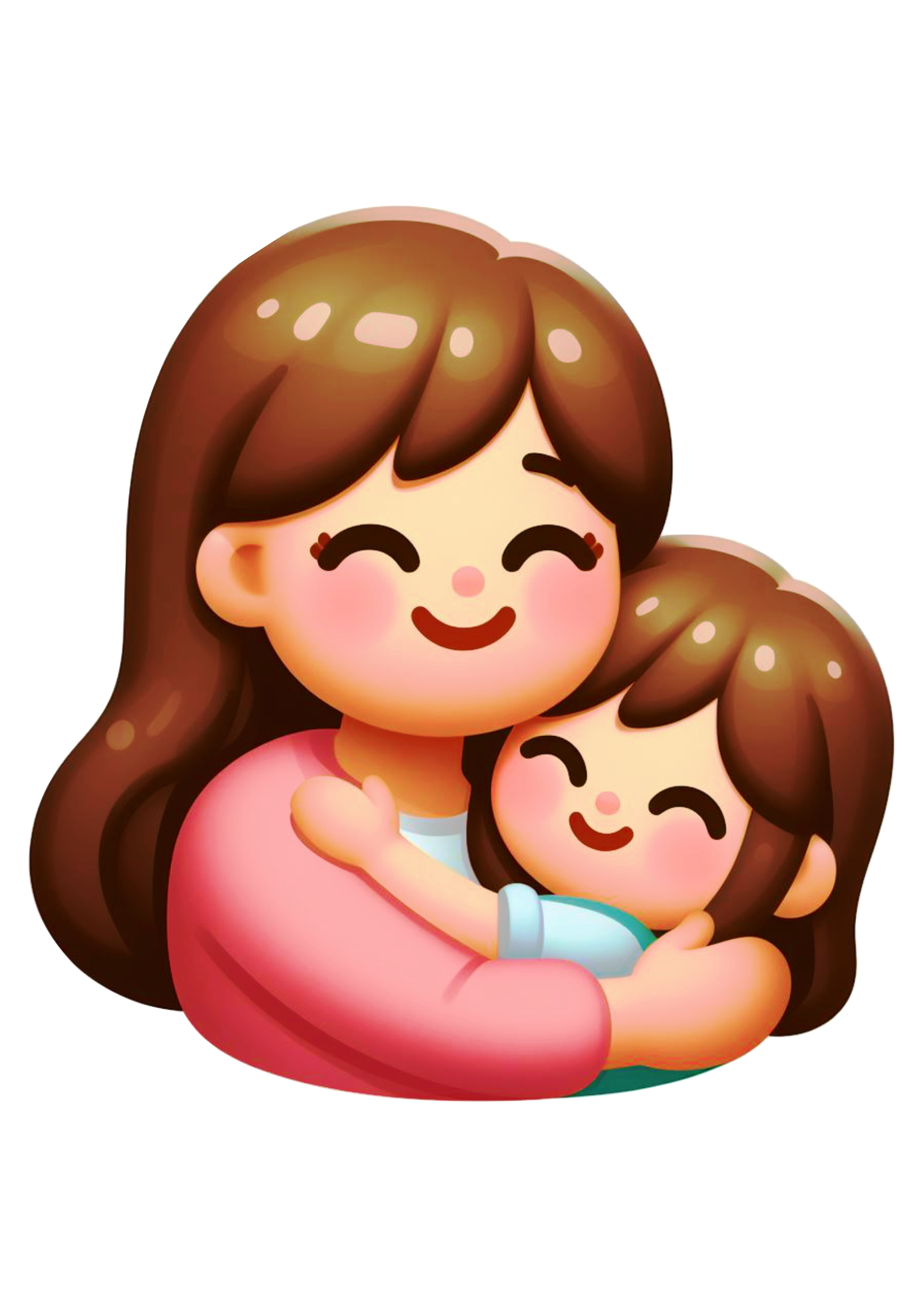 Emojis para o dia das mães decoração adesivo tag sticker figurinha png