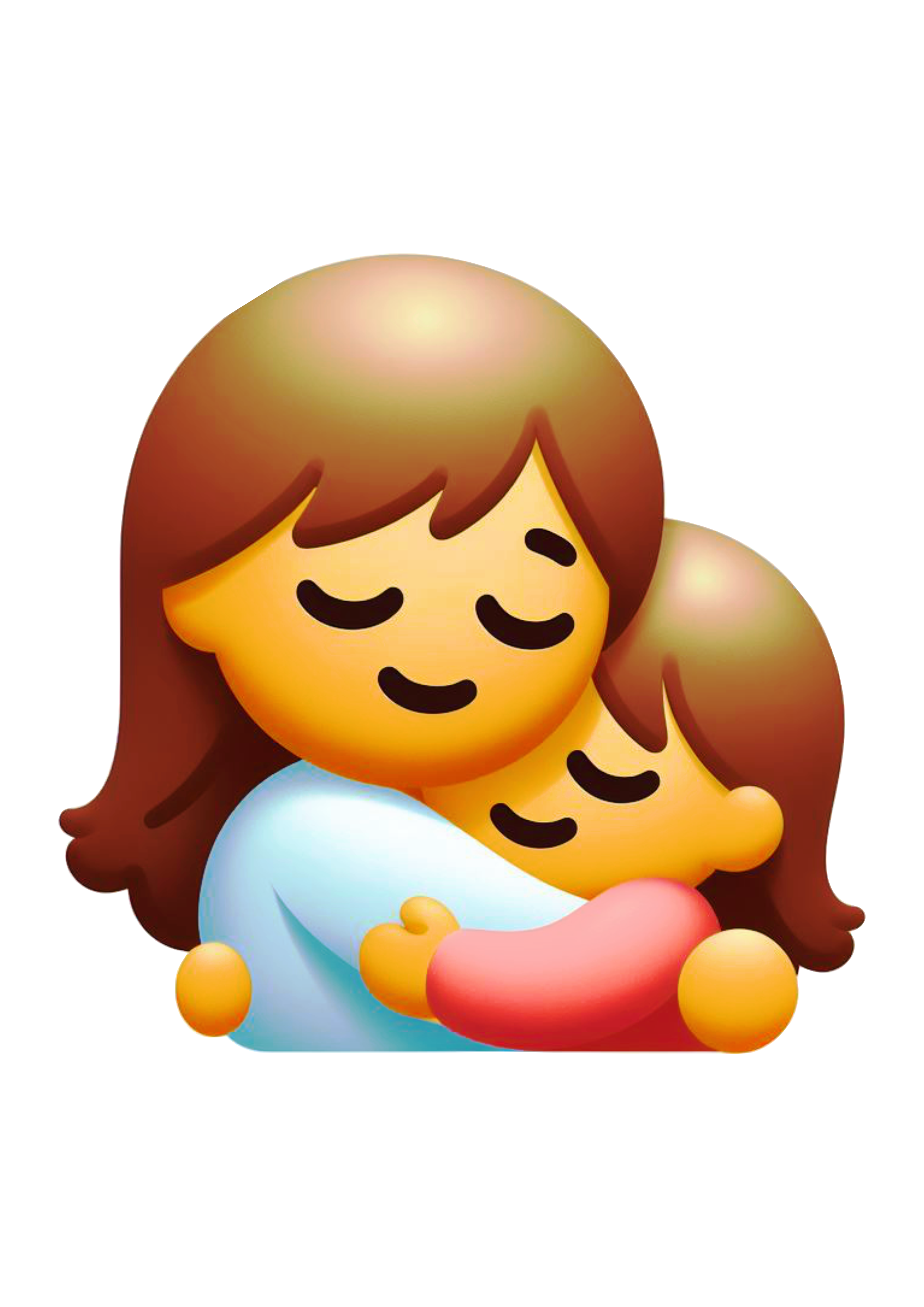 Emojis para o dia das mães decoração adesivo tag sticker figurinha fundo transparente free png