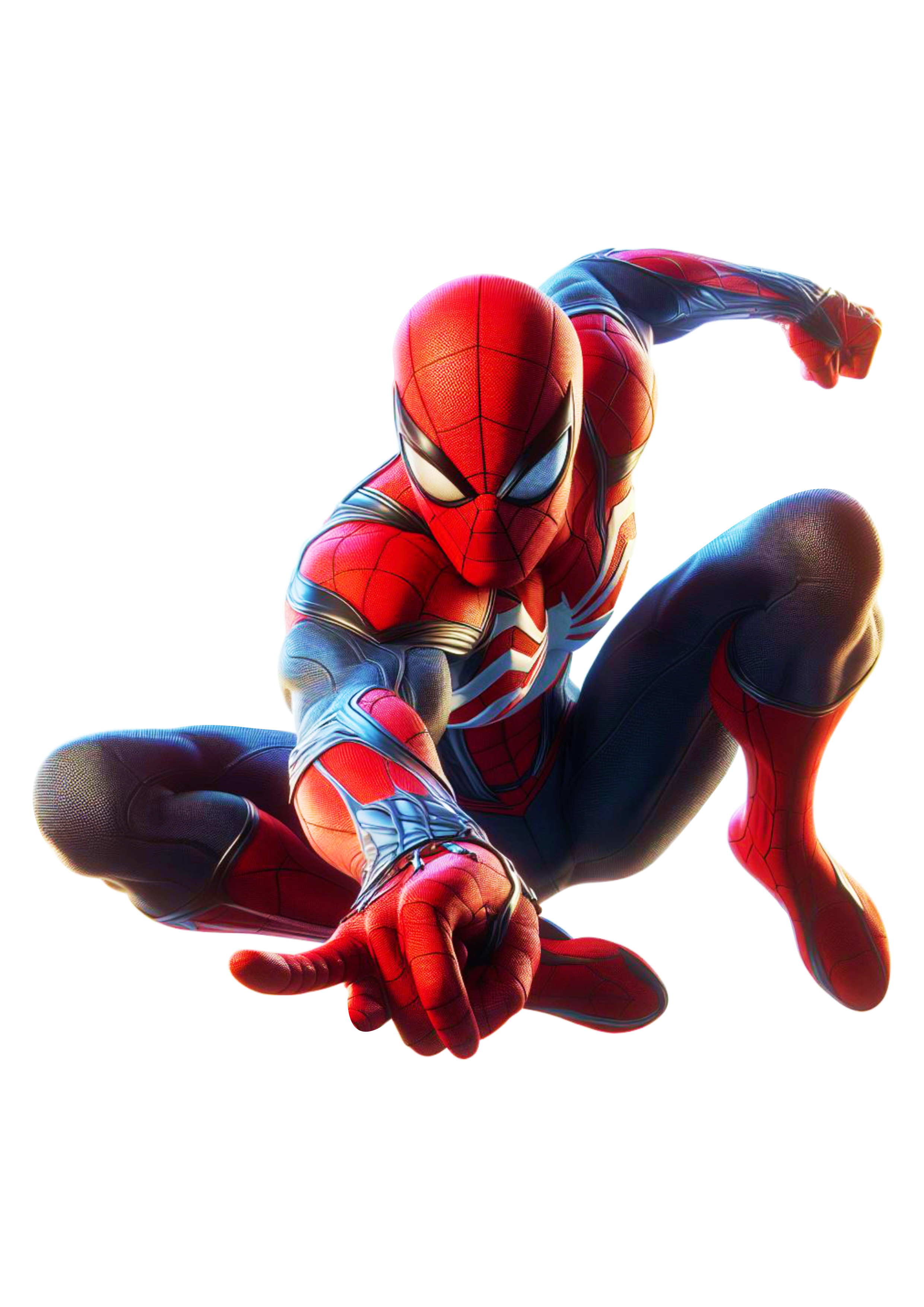 O espetacular Homem-Aranha personagem de quadrinhos e games fundo transparente png