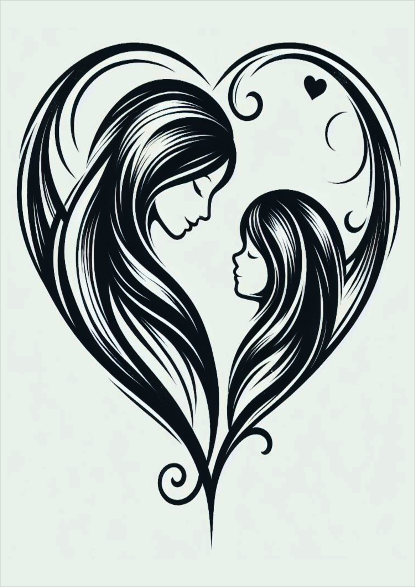 female-tattoo-ideas-png-simple-drawing-mother-and-daughter-in-heart