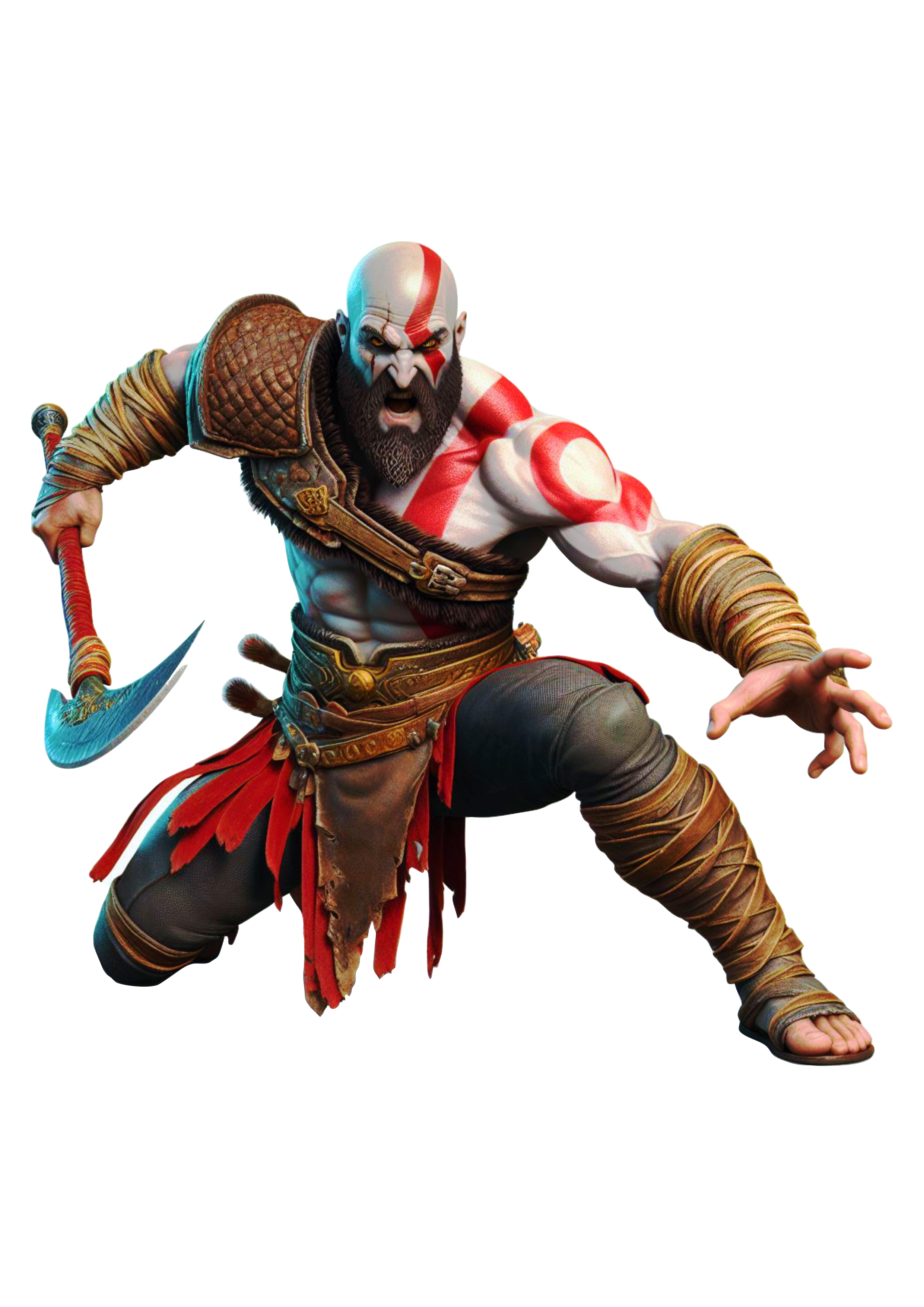 God of war png Kratos novo game