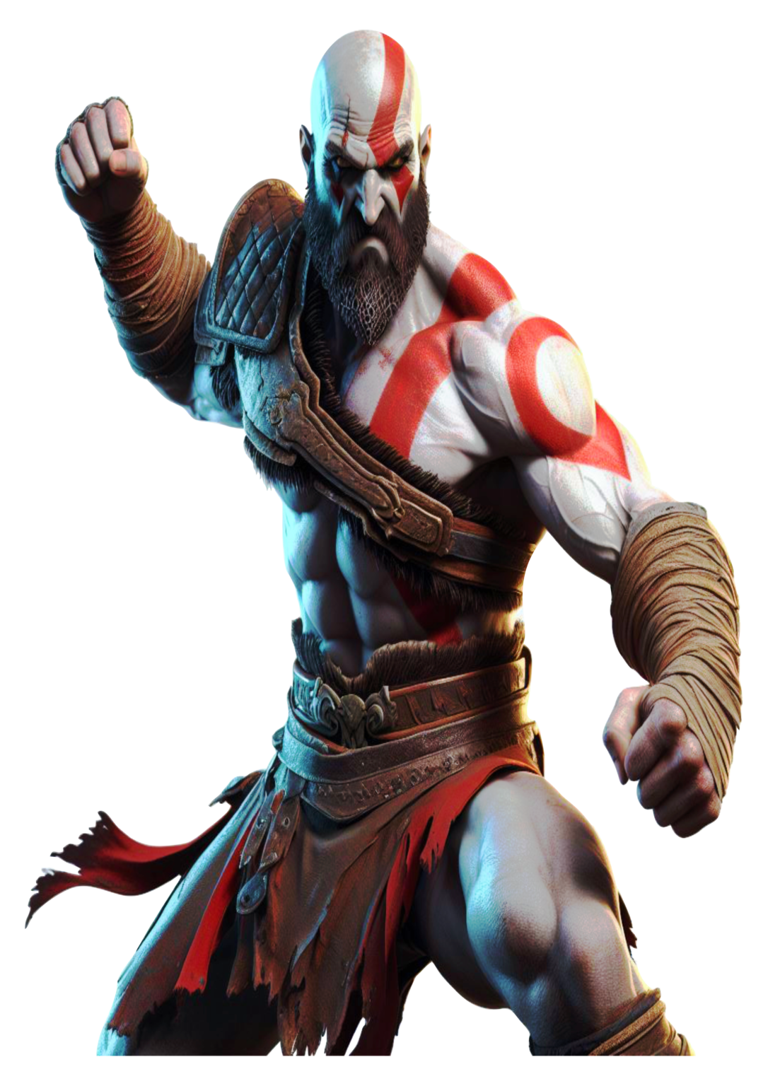 God of war png Kratos novo game personagem fictício