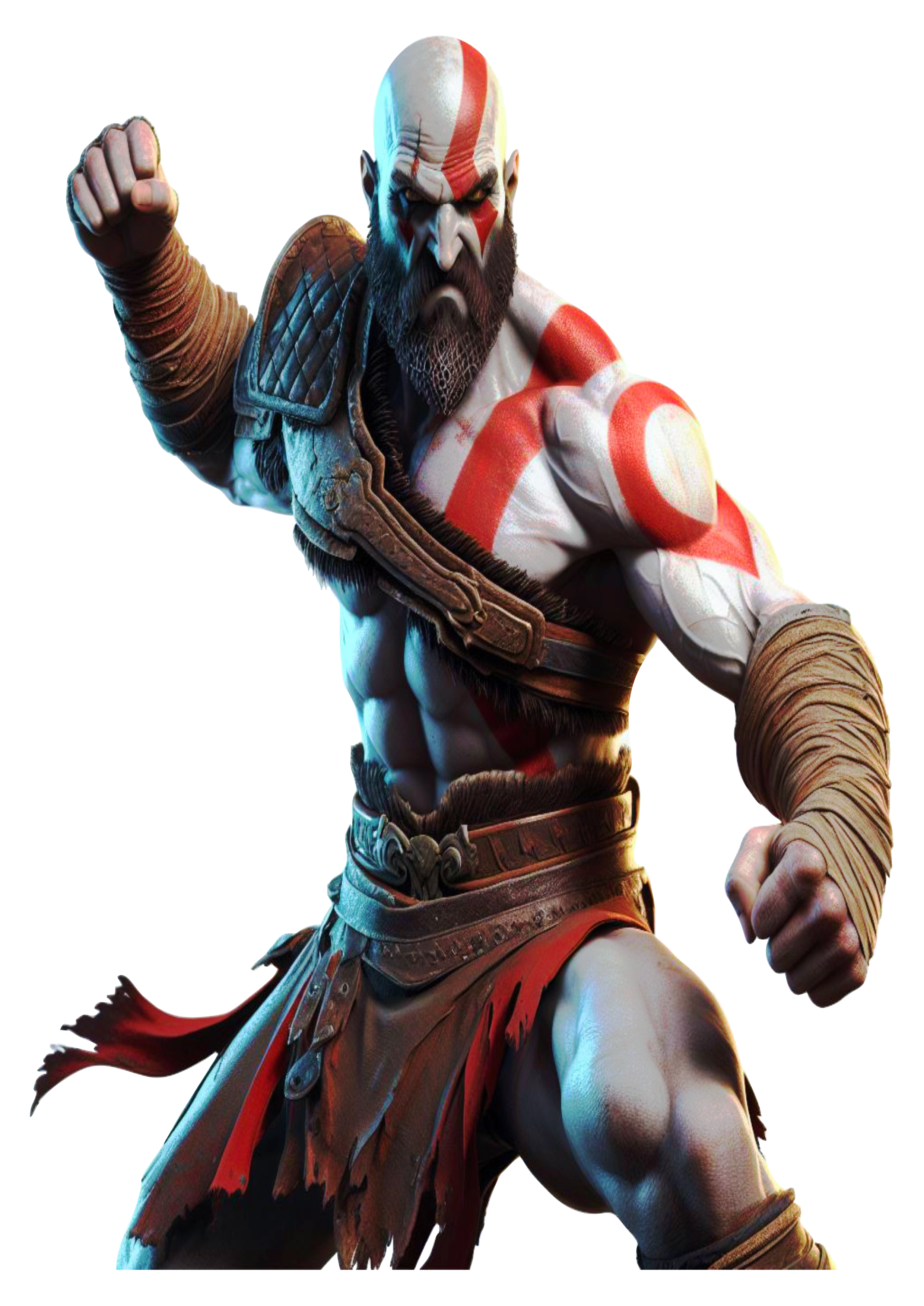 God of war png Kratos novo game personagem fictício