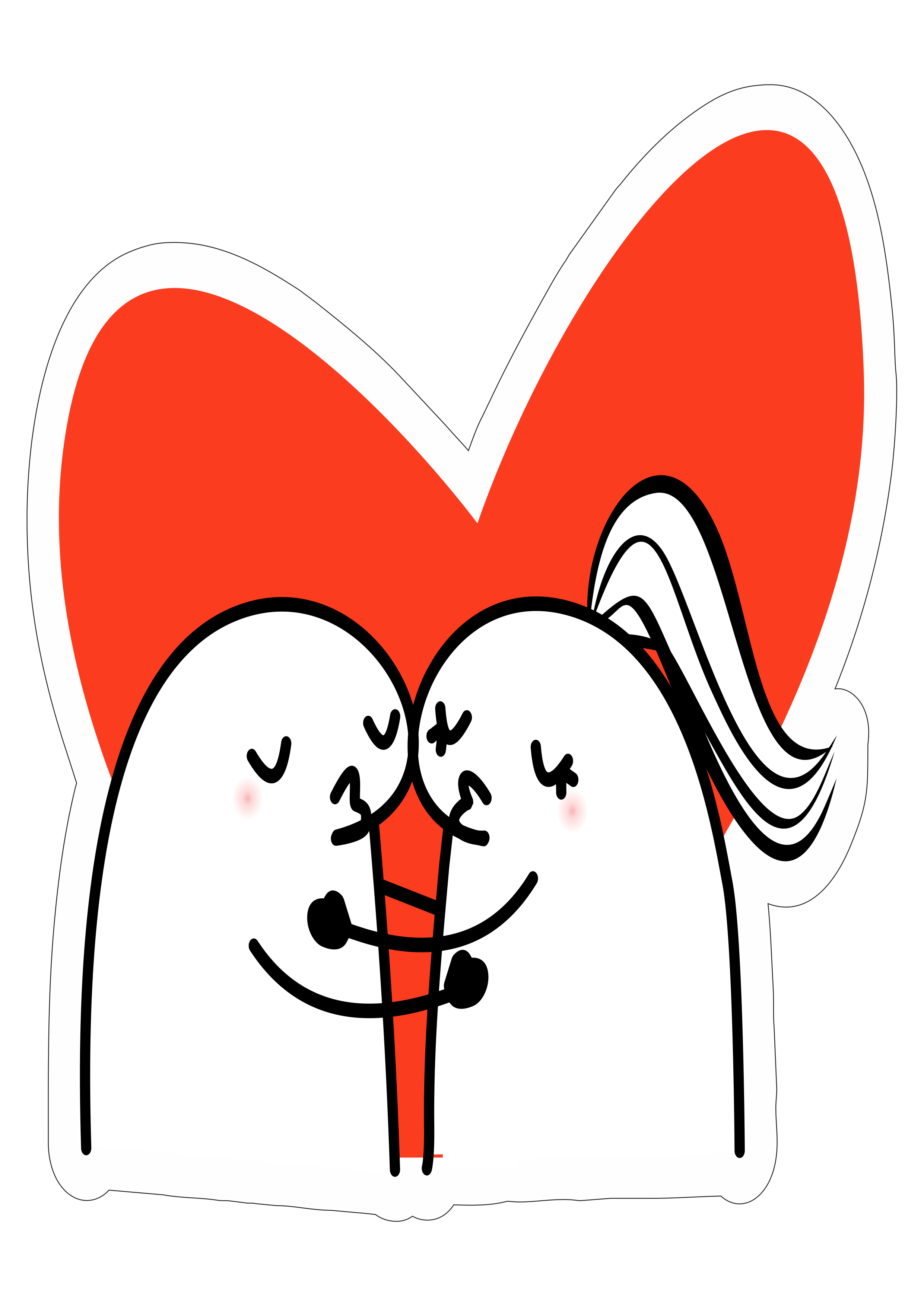 Dia dos namorados desenho simples flork com coração casal apaixonado png