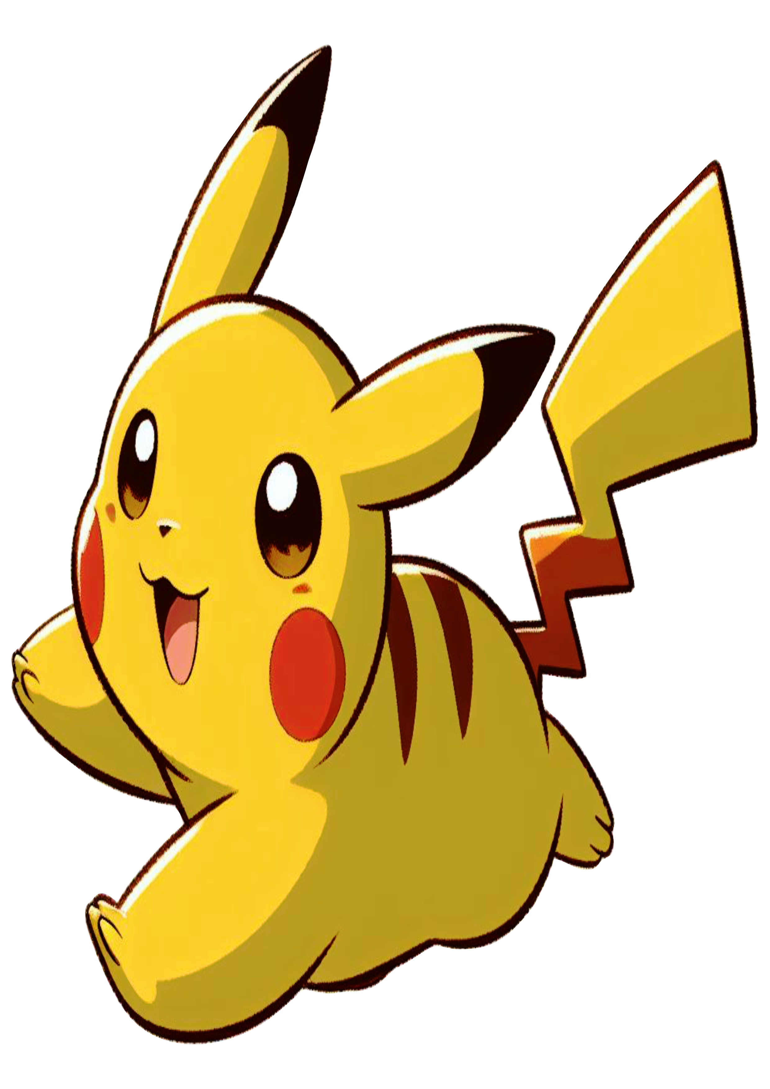 Pokemon png Pikachu anime transparent background colorful drawing clipart