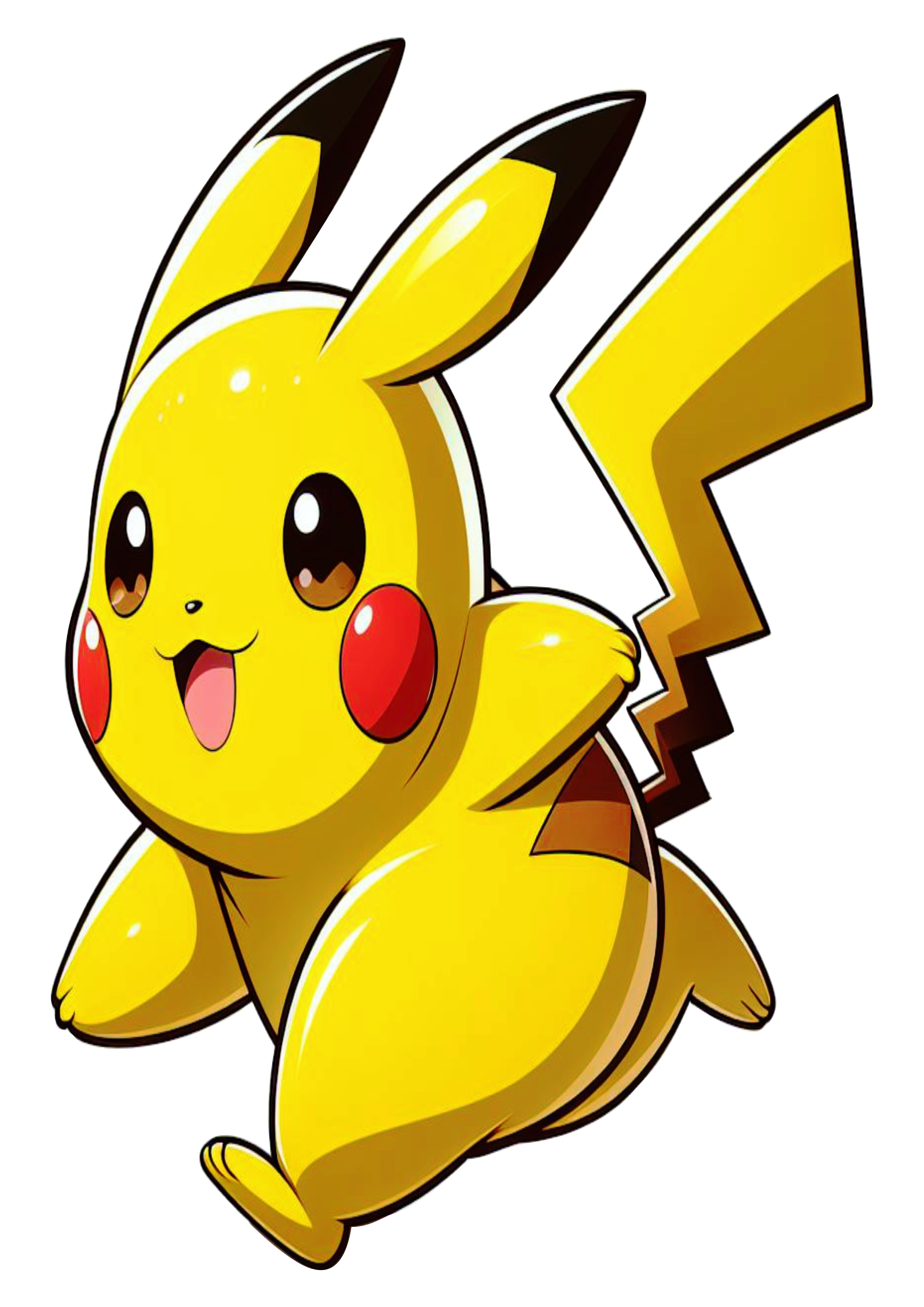 Pokémon png Pikachu anime fundo transparente desenho colorido