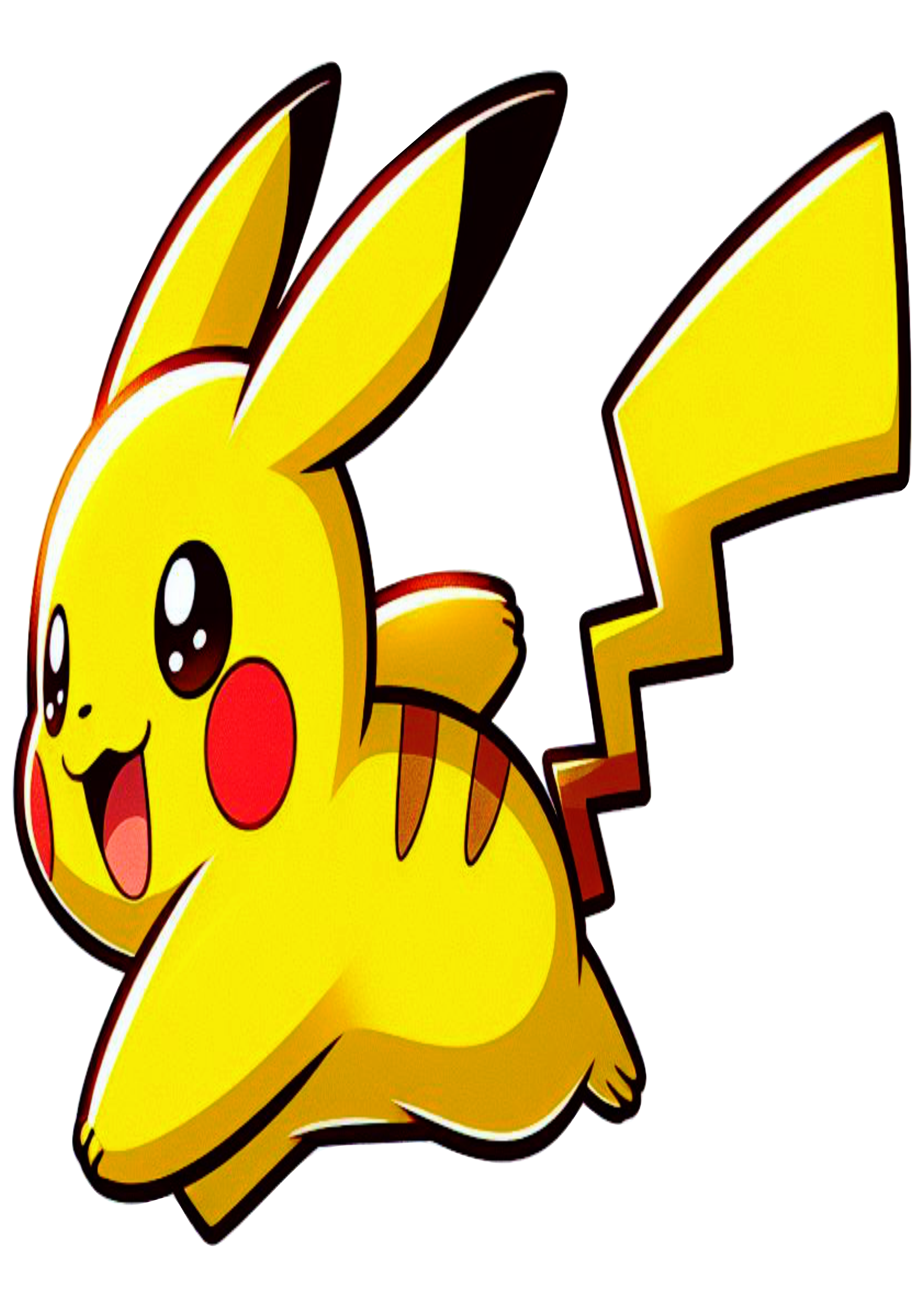 Pokémon png Pikachu anime fundo transparente desenho colorido clipart