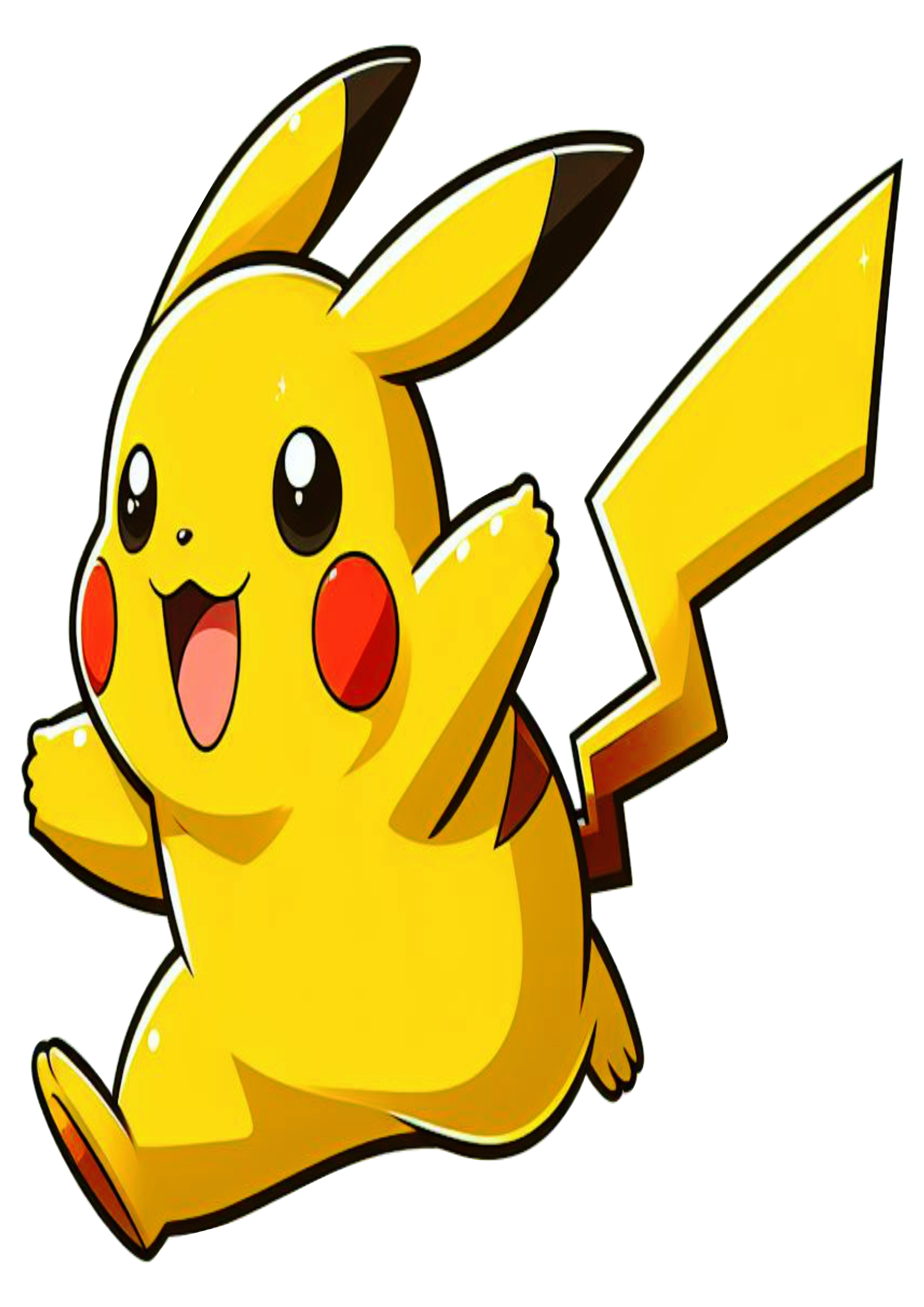 Pokémon png Pikachu anime fundo transparente desenho colorido clipart vetor