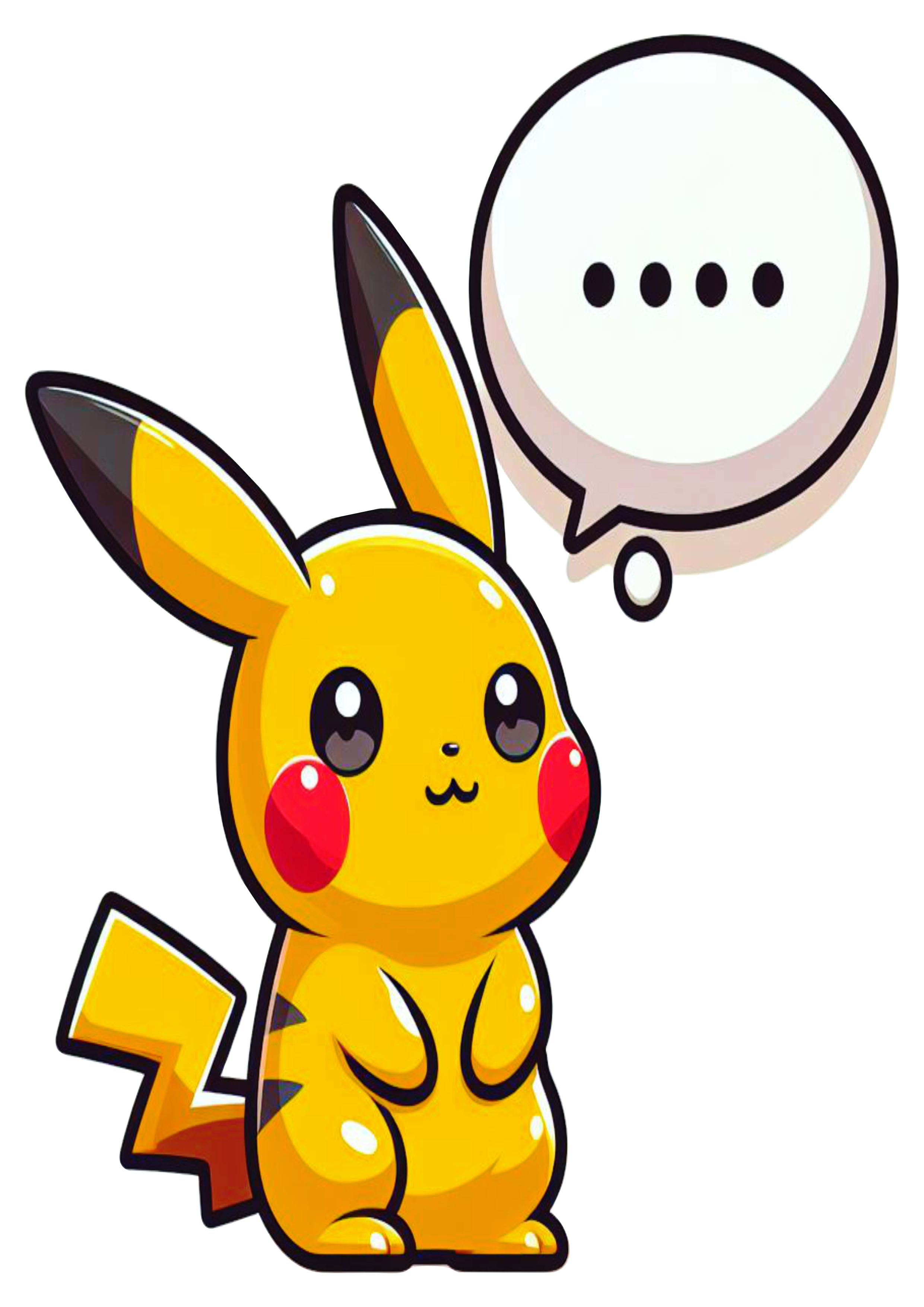 Pokémon png Pikachu anime transparent background colorful drawing clipart vector illustration