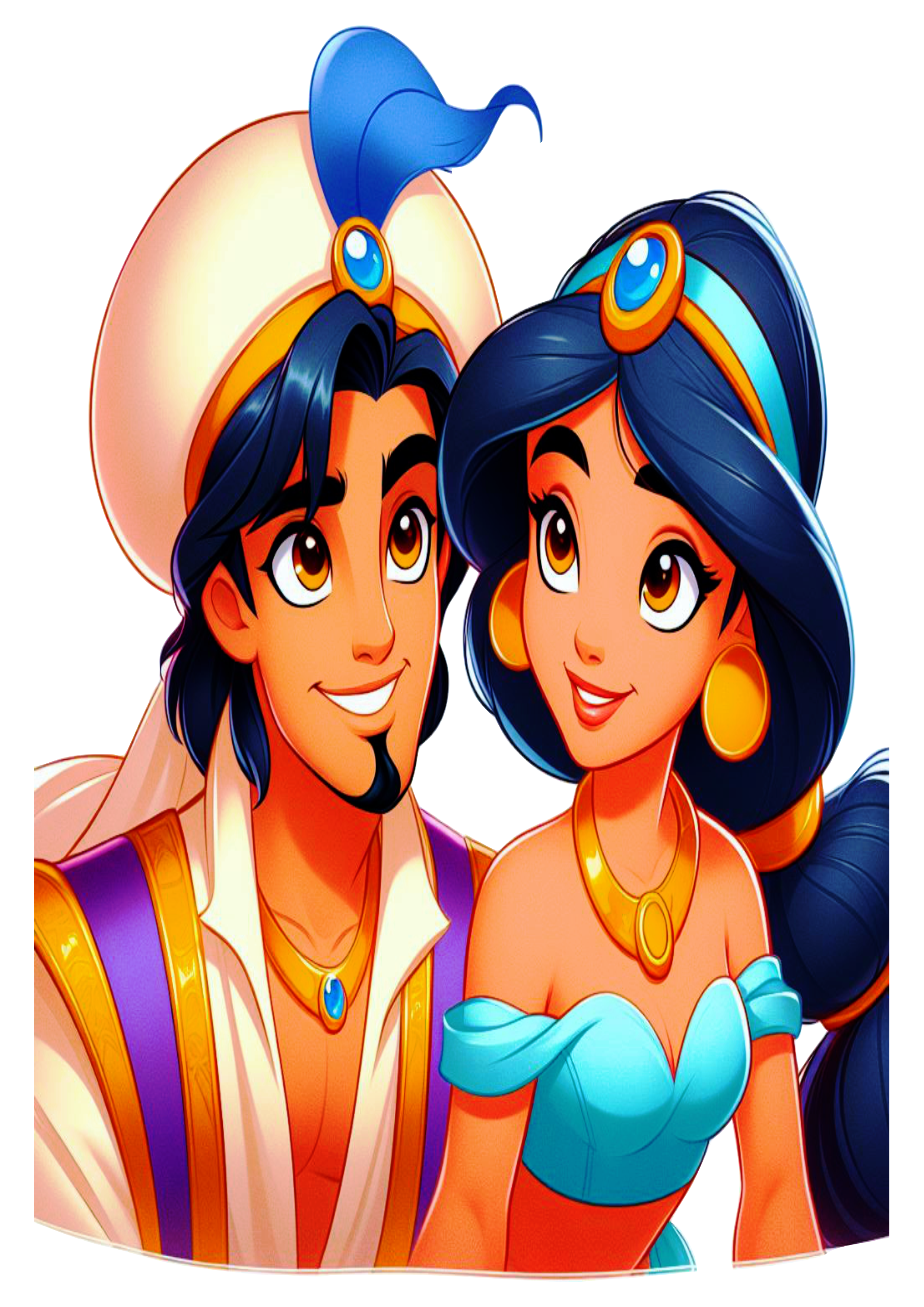 Personagens Disney Aladdin e Jasmine png tapete voador pacote de imagens