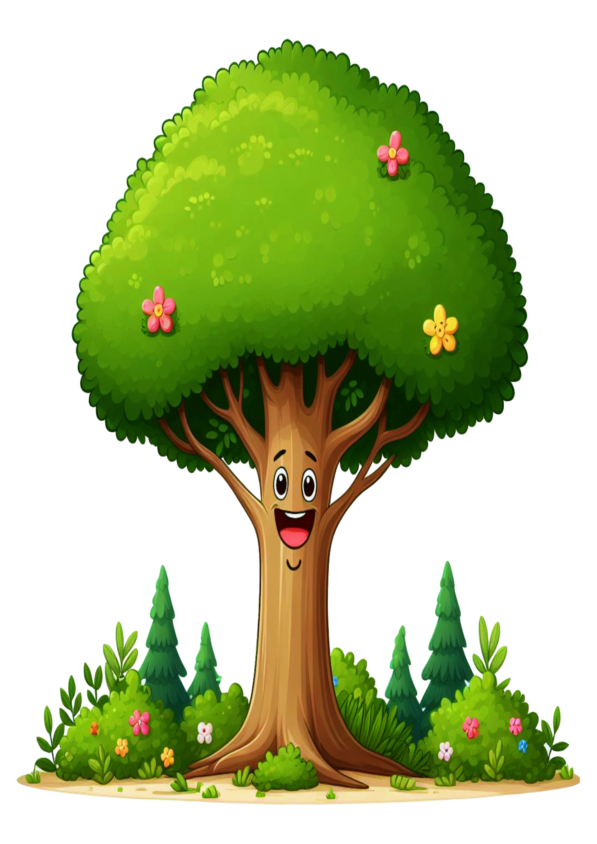 Tree Drawing Nature Cartoon Leaves Cutout png images