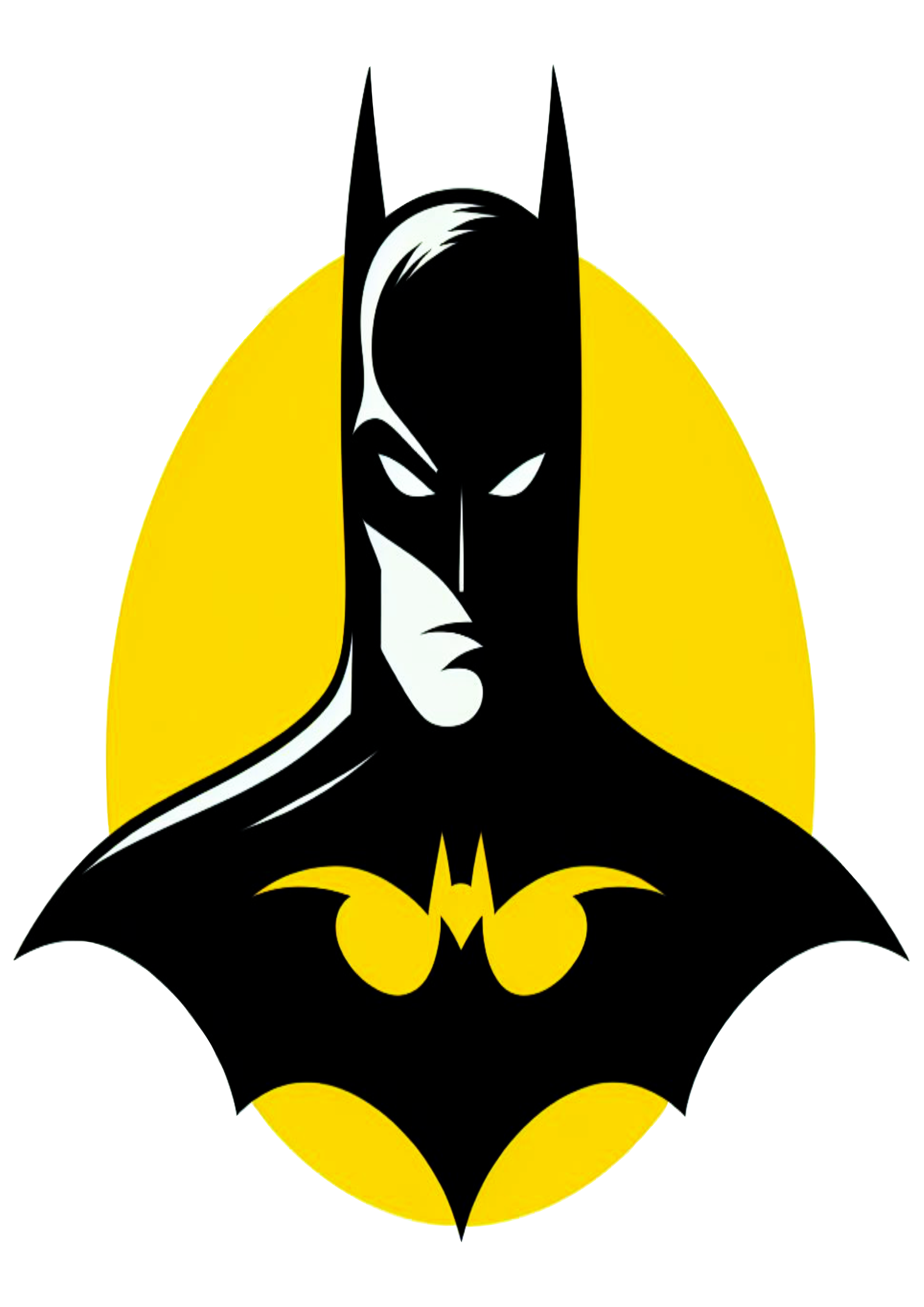 Sombra do Batman desenho simples logo png