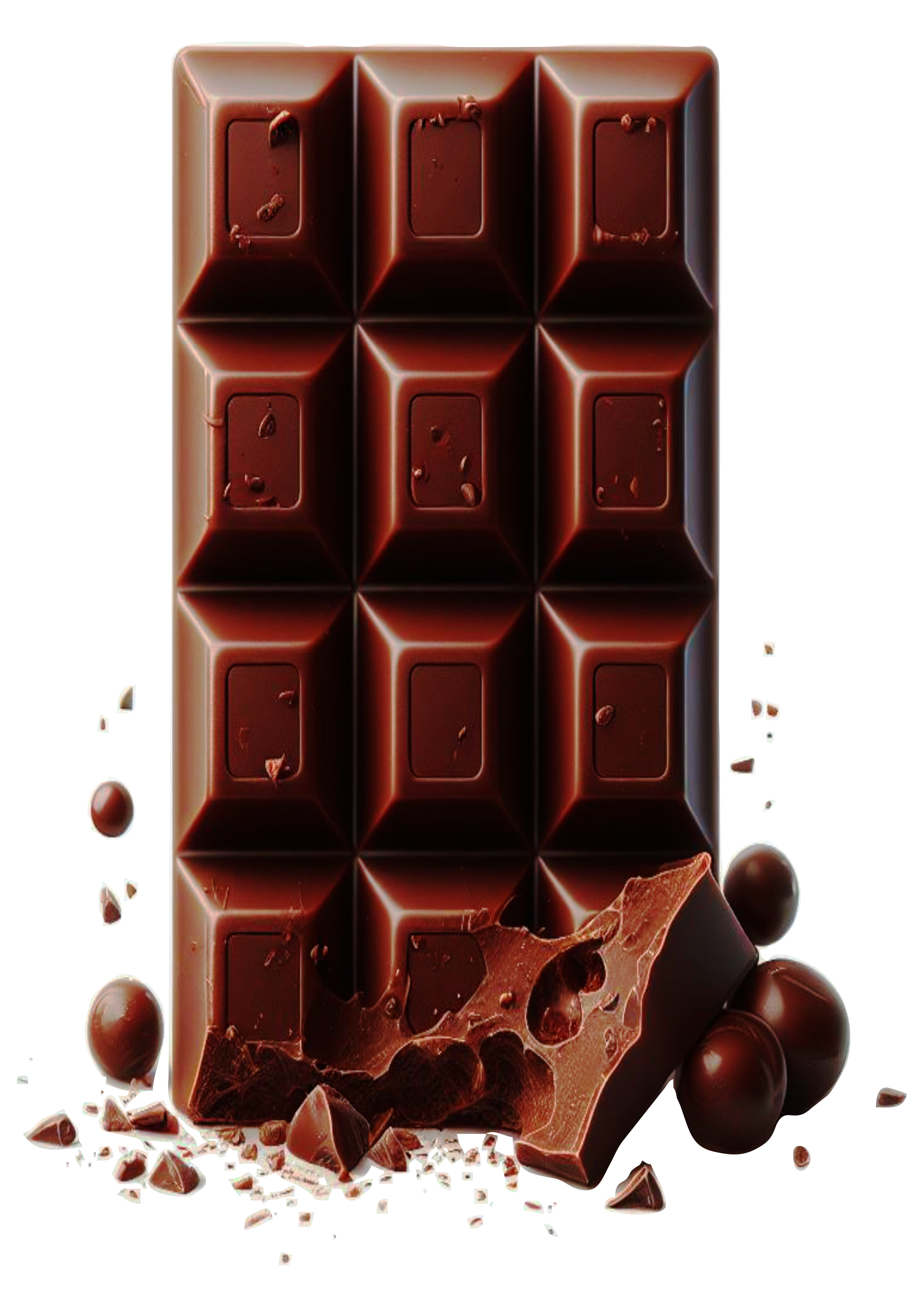 Chocolate bar png transparent background cutout clipart