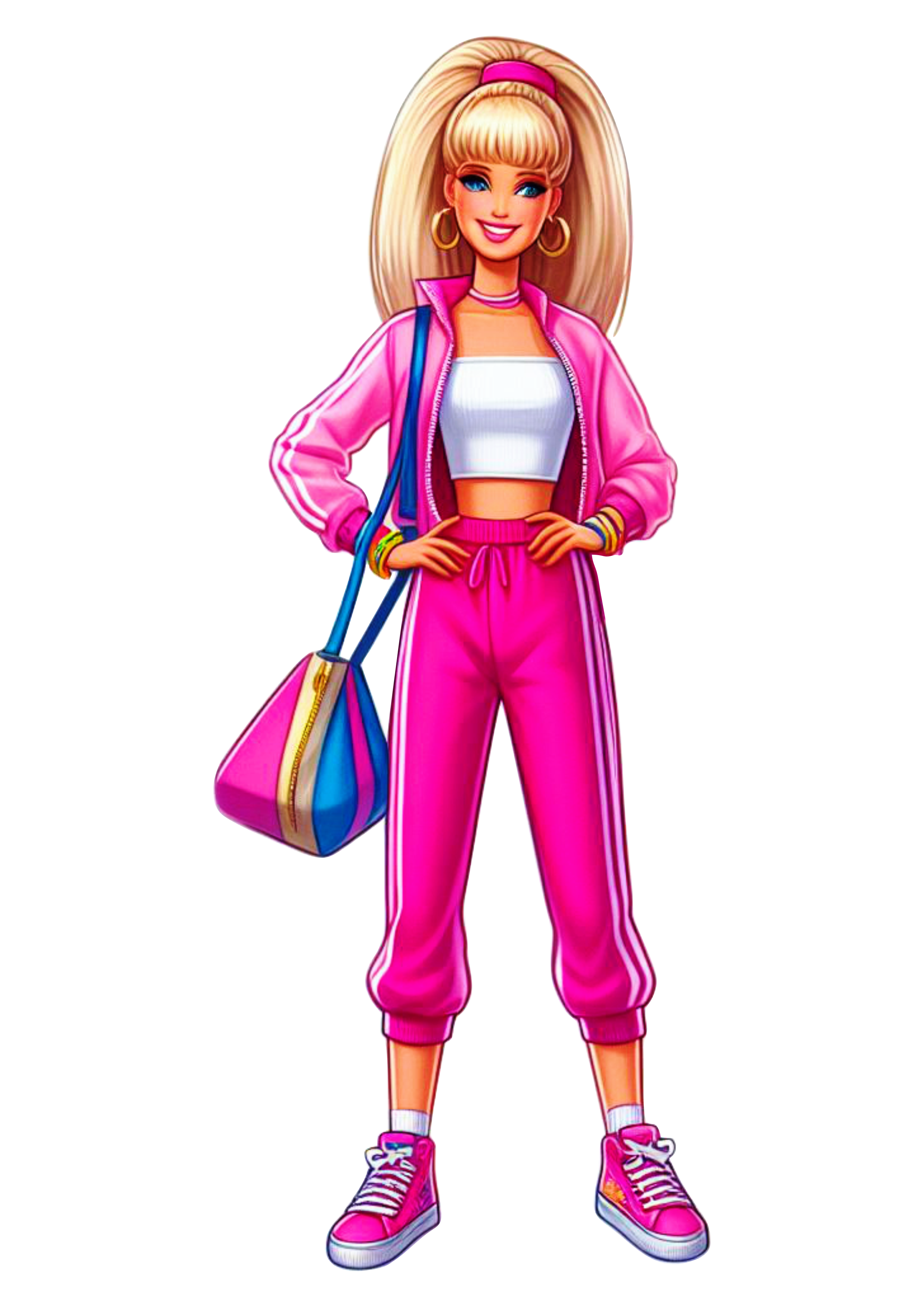 Boneca Barbie esportiva png