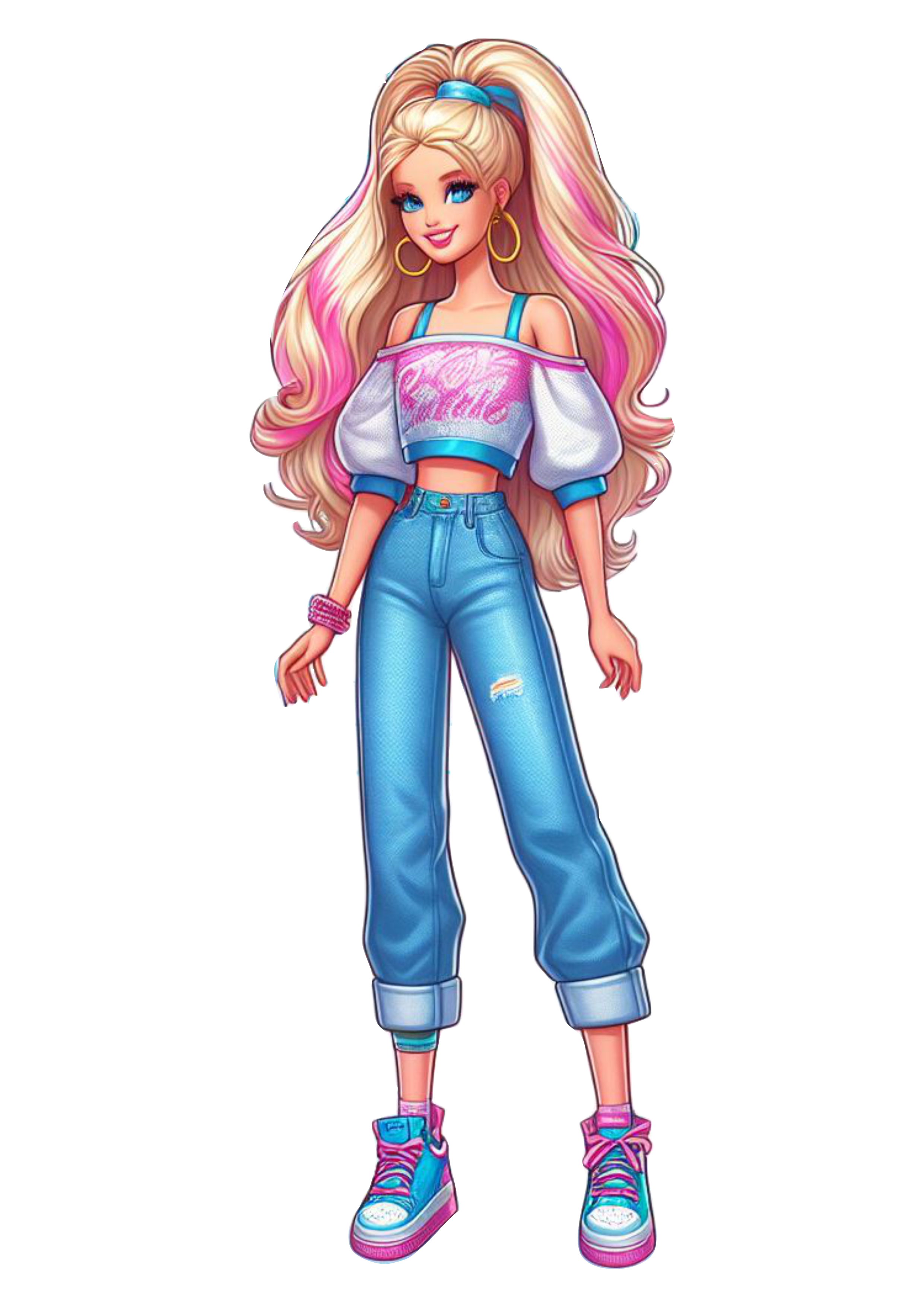 Barbie Schoolgirl Doll Pink Fashion Clothes Toy png images