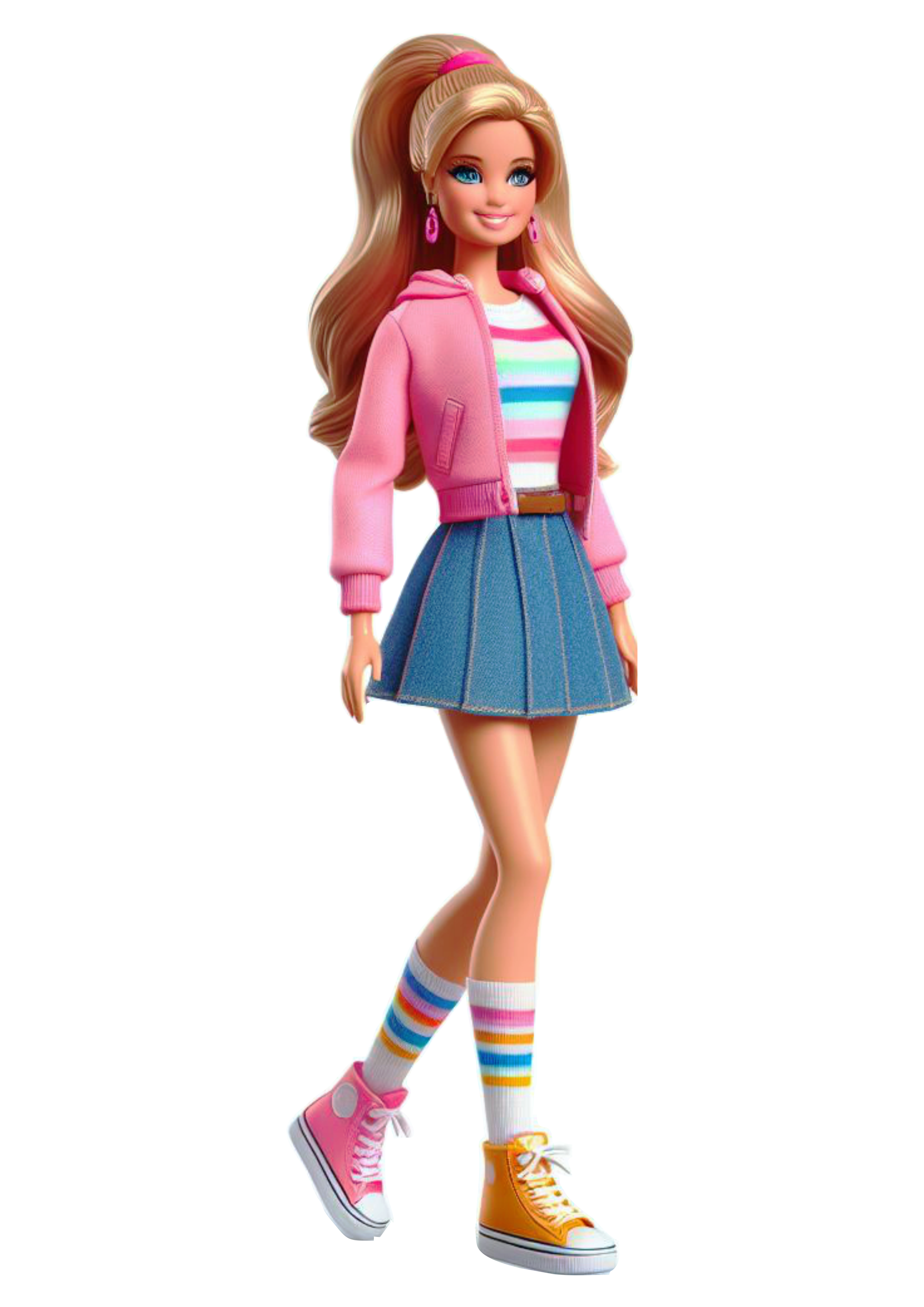 Barbie Student PNG Transparent Background