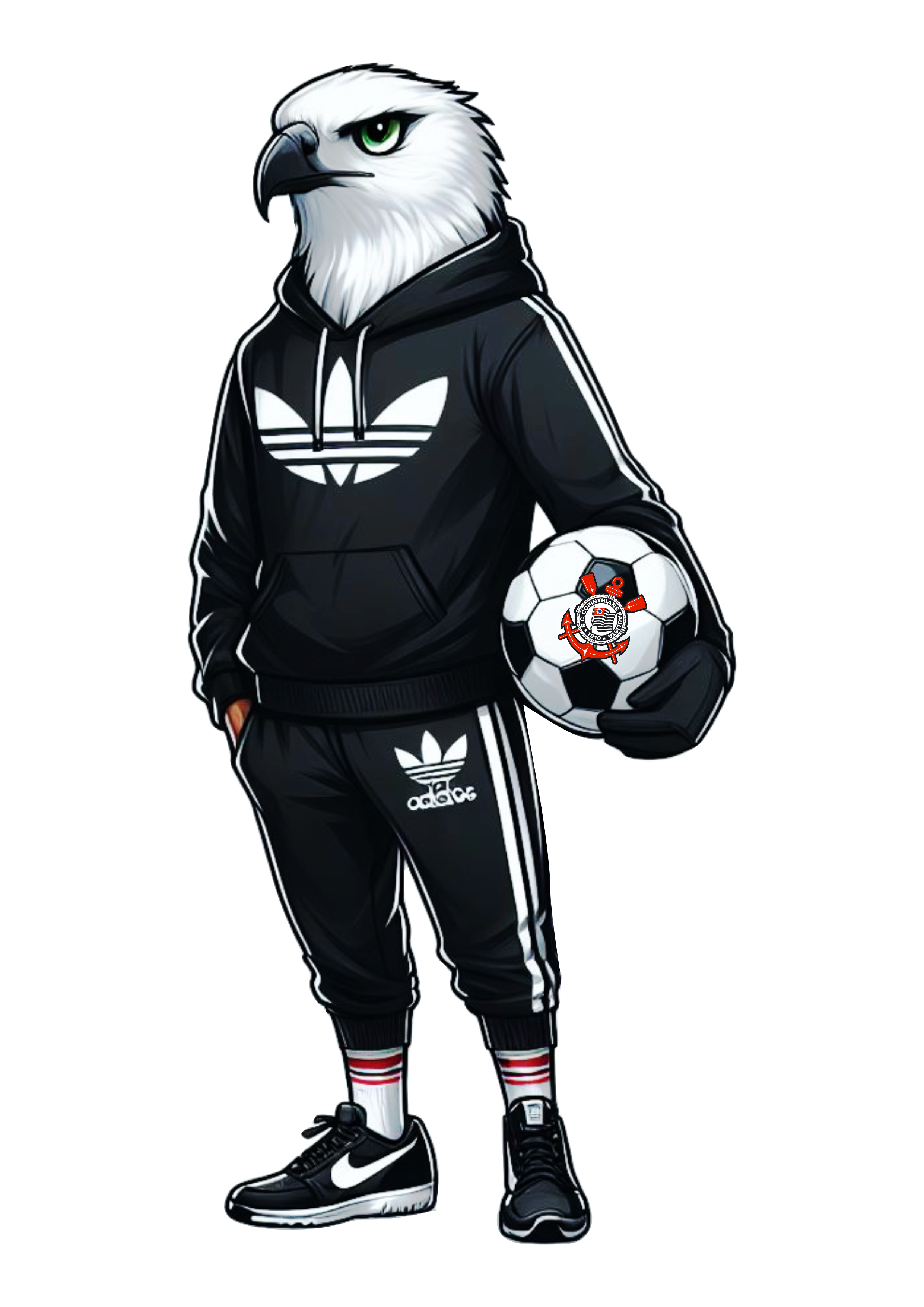 Mascote do Corinthians futebol gaviões da fiel desenho artístico png